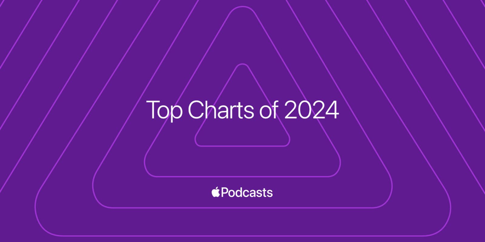 Most popular podcasts of 2024 – Apple graphic