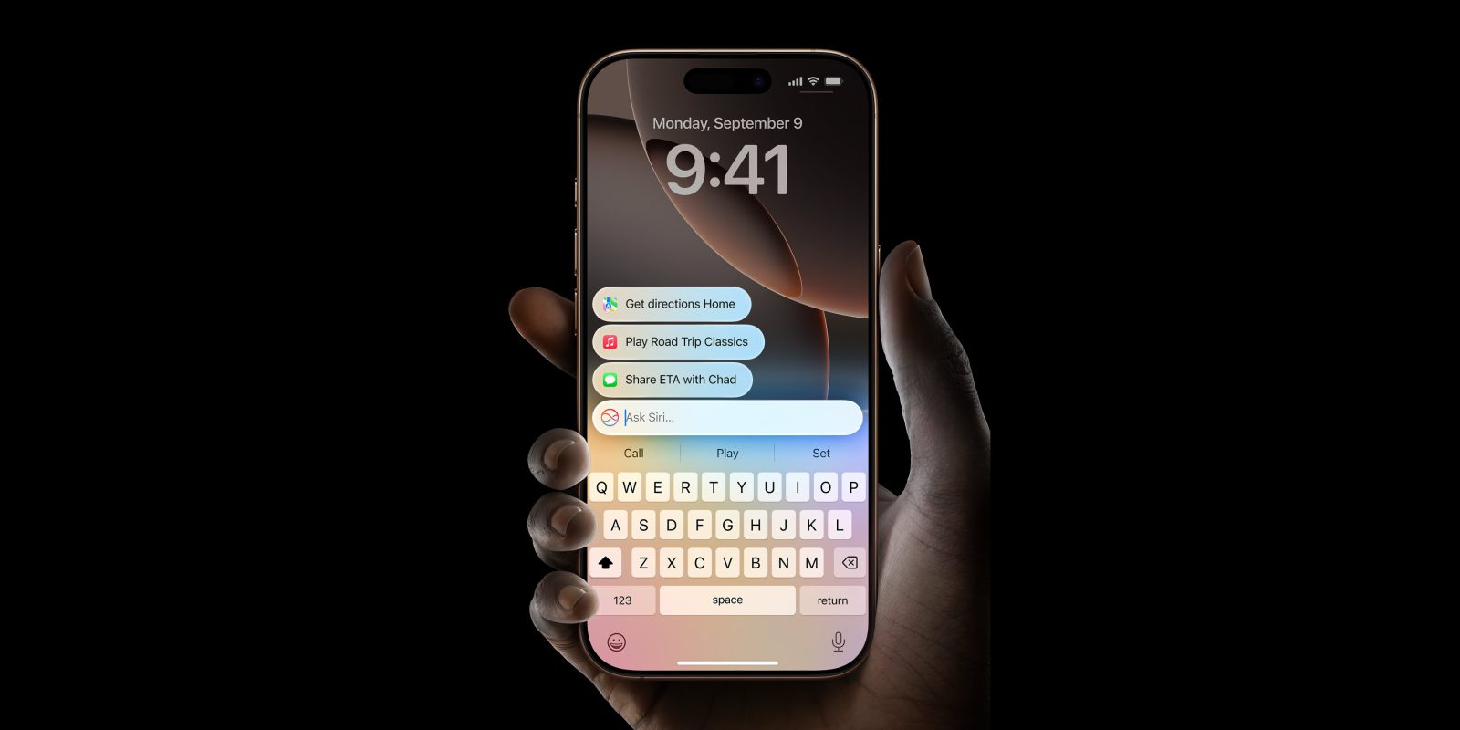 Siri on iPhone with iOS 18.1