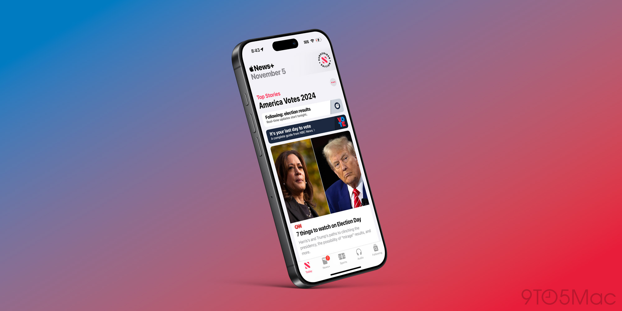 Election Day 2024 Follow results with Apple's Live Activity on your