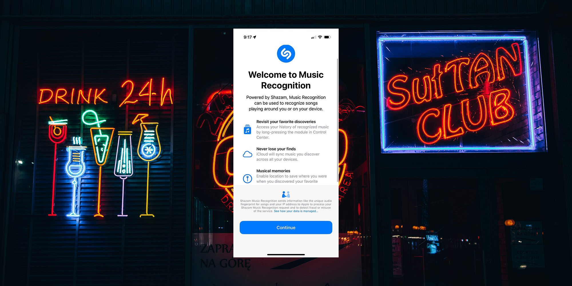 iOS 18.2 Распознавание музыки подскажет, где вы услышали песню