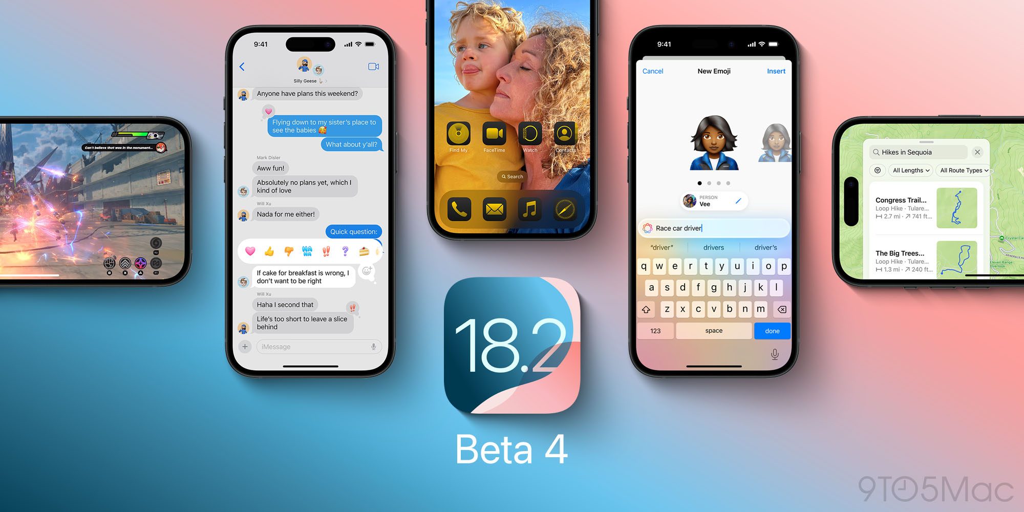 iOS 18.2 beta 4 теперь доступна