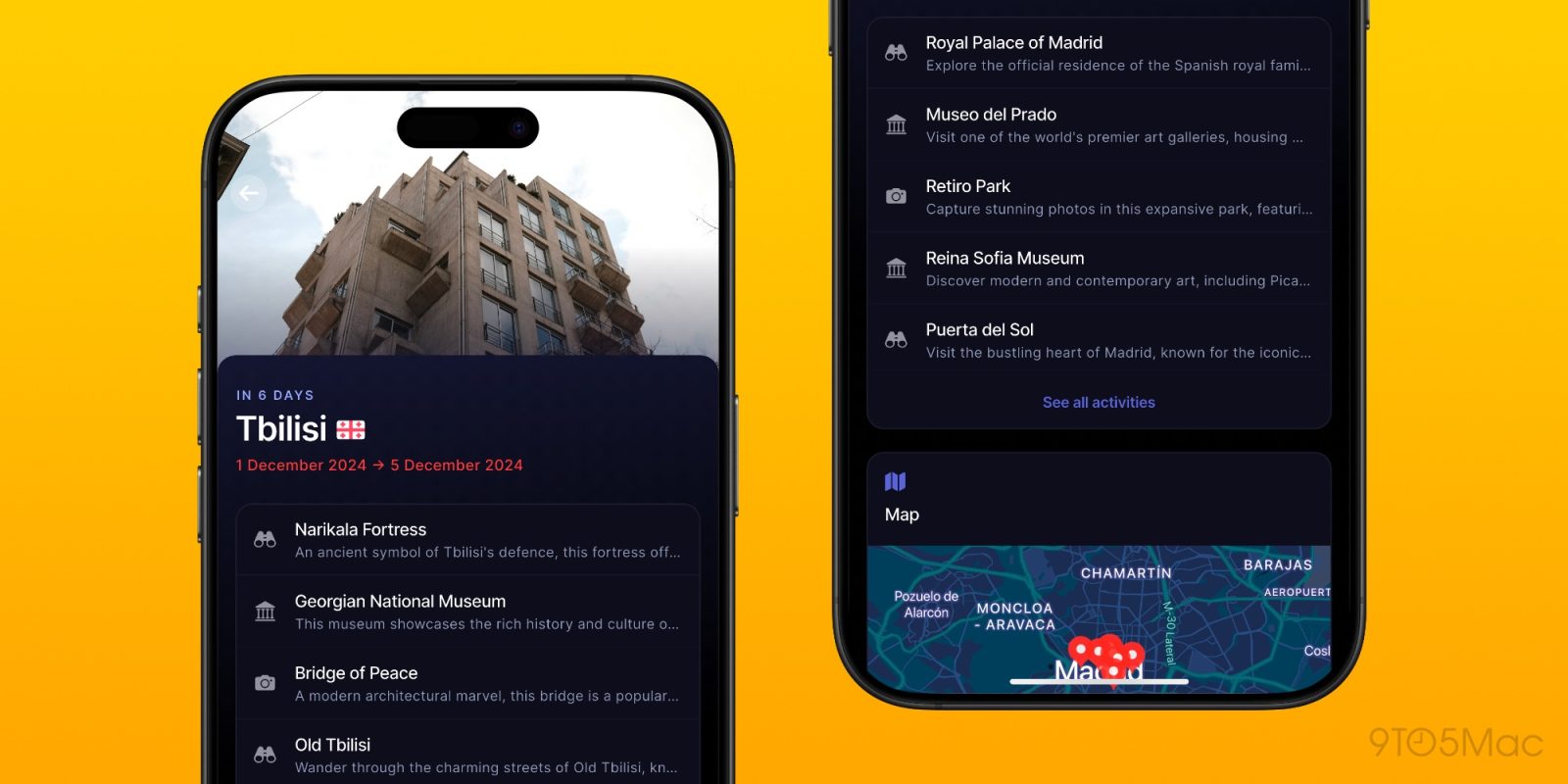 MagicMiles is an app that helps you create travel itineraries using AI