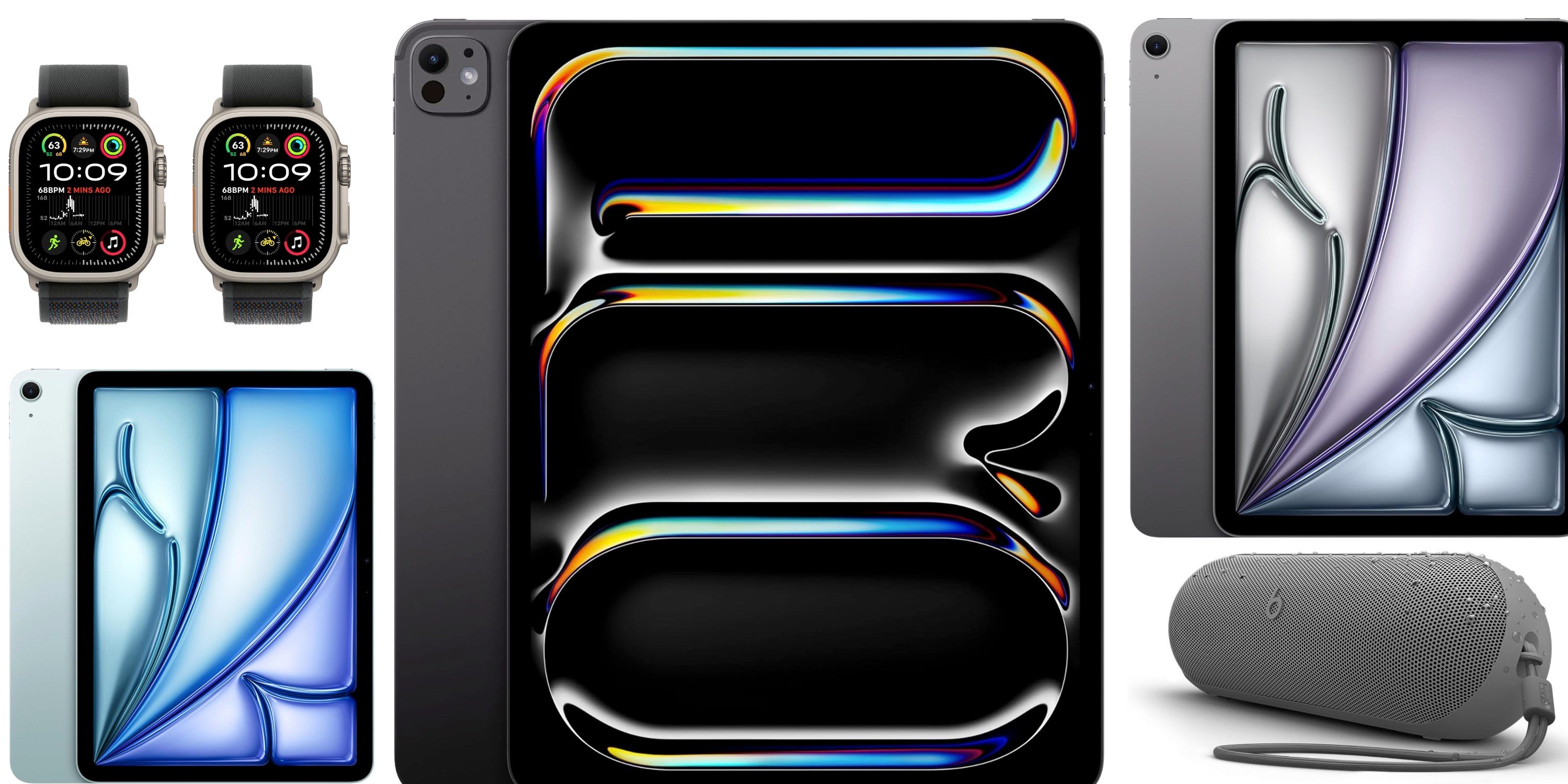 Сделки: самый доступный 13-дюймовый M4 iPad Pro со скидкой $200, M2 iPad Air от $499, официальный ремешок Apple Watch и другое