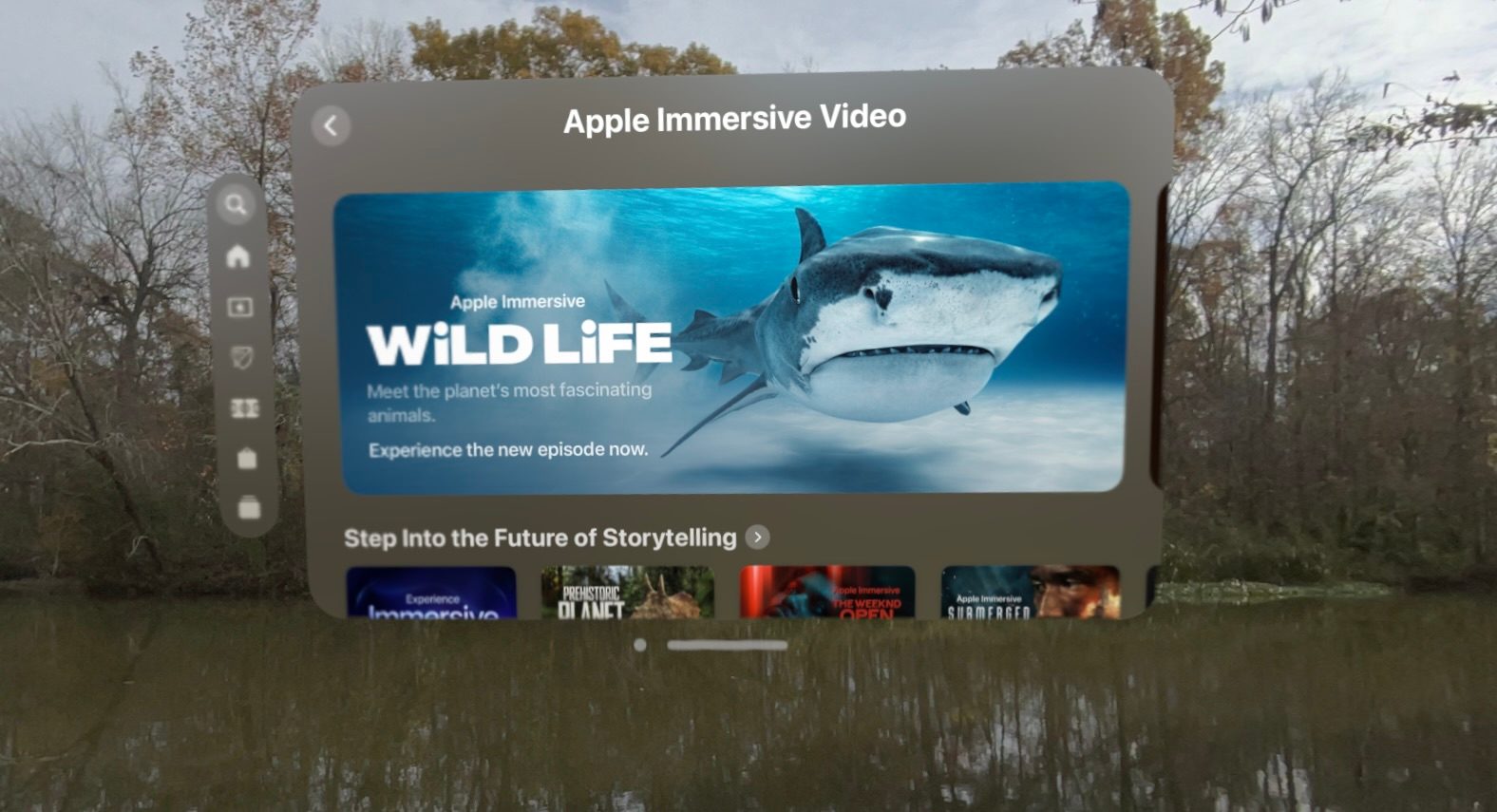 Apple Vision Pro погрузит вас в захватывающее погружение с тигровыми акулами, обедающими на обеде