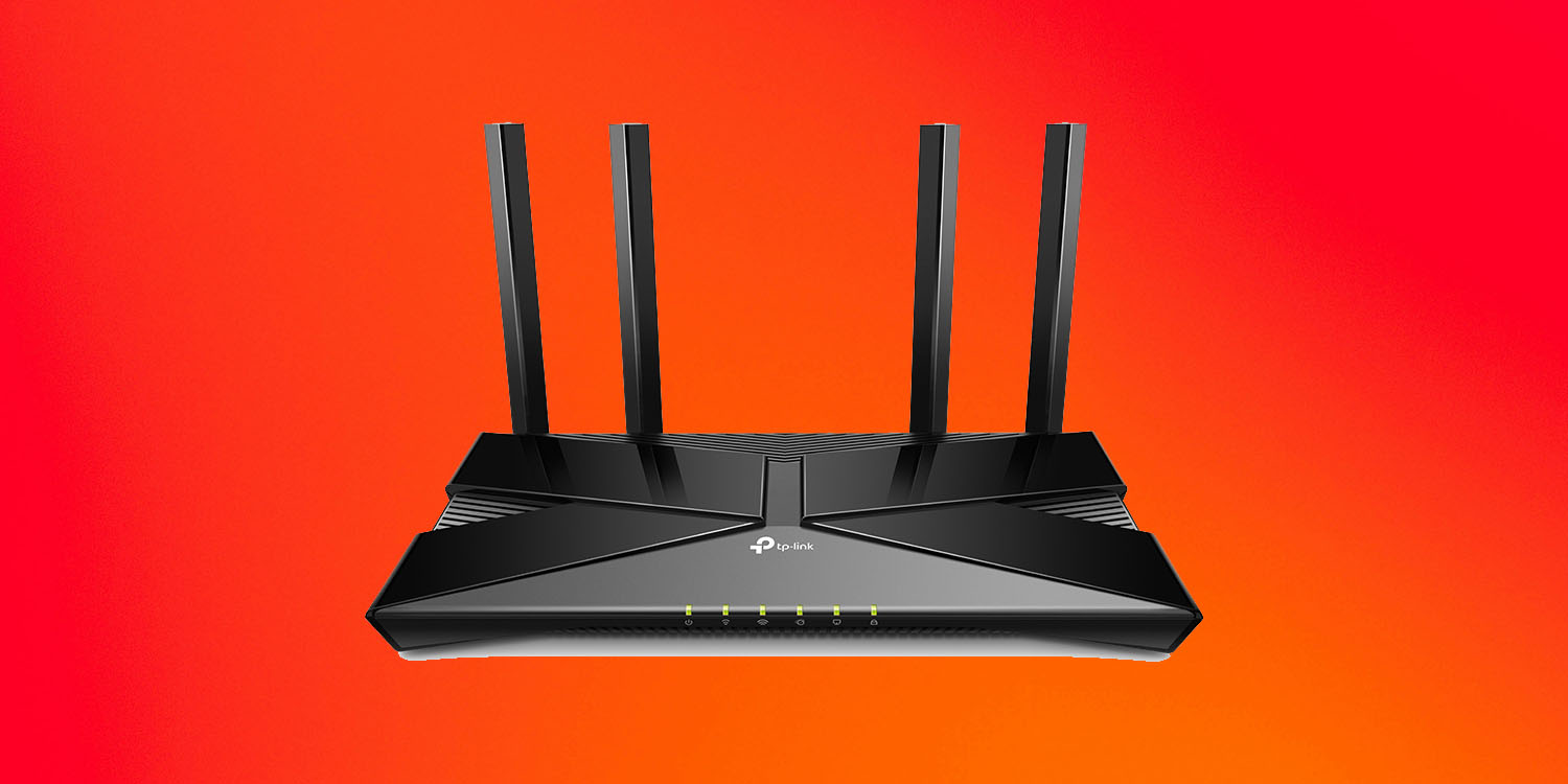 Most popular home internet routers in US may be banned as national security risk | TP-Link wireless router on a red background