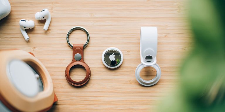 One in five AirTags to be made in Indonesia | AirTag and accessories on a desk