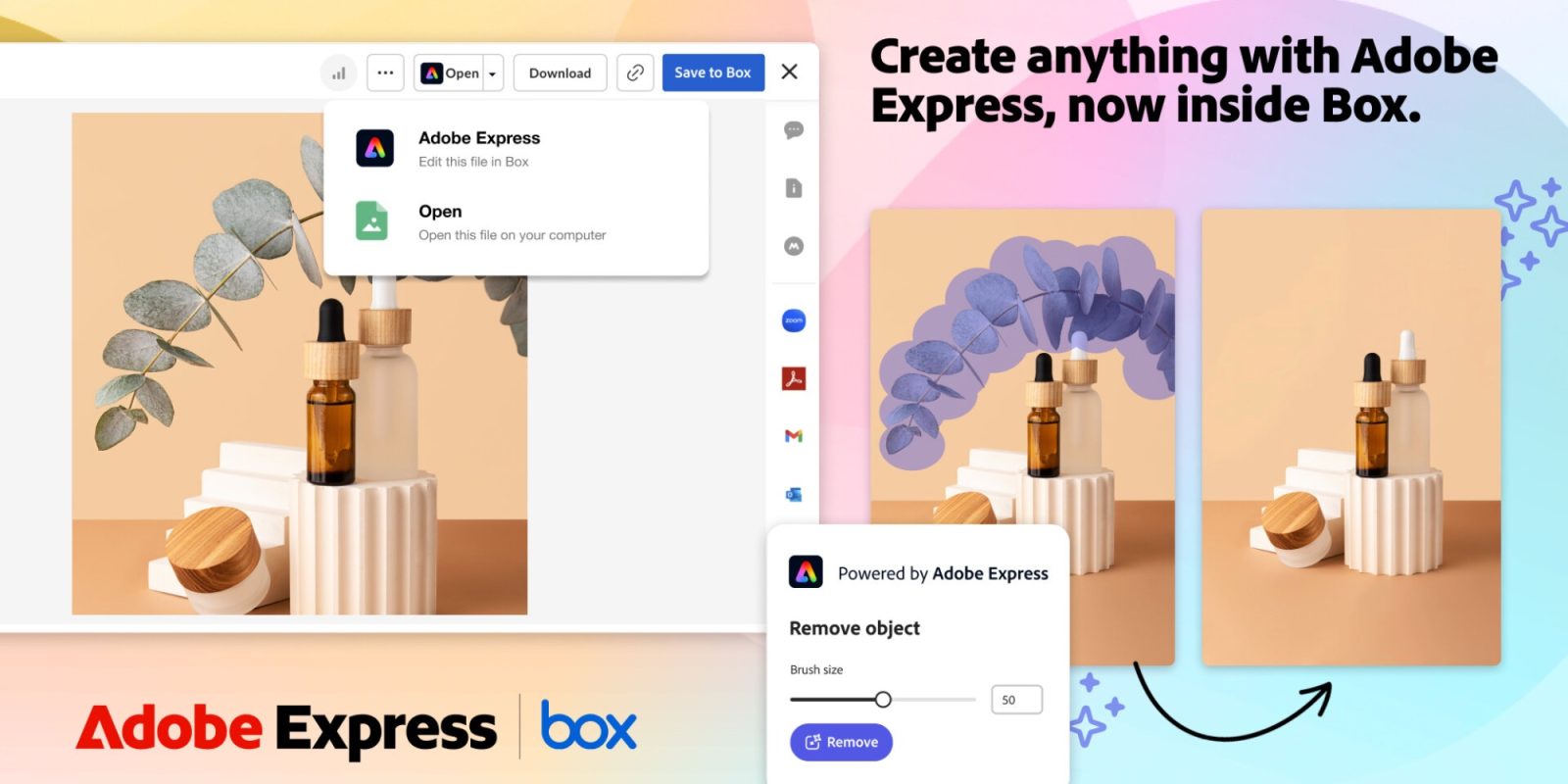 Box integrates Adobe Express image editor directly into its cloud platform