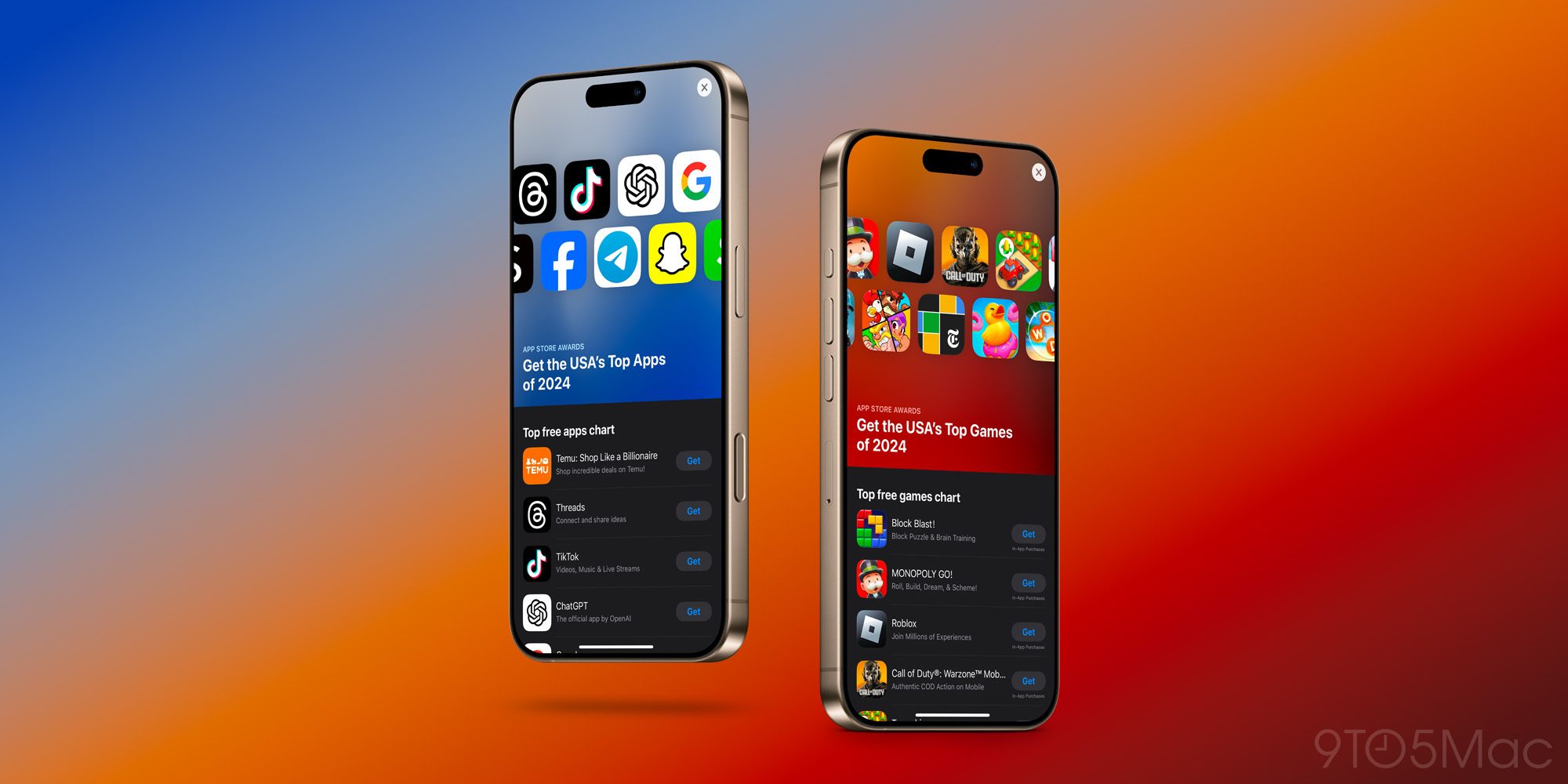 Самые загружаемые приложения для iPhone в этом году