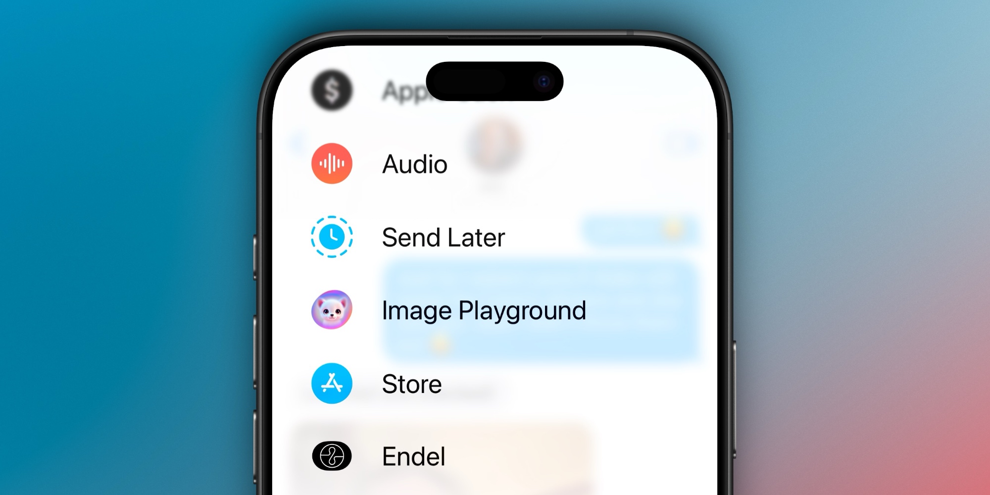 iOS 18.2 Image Playground Messages