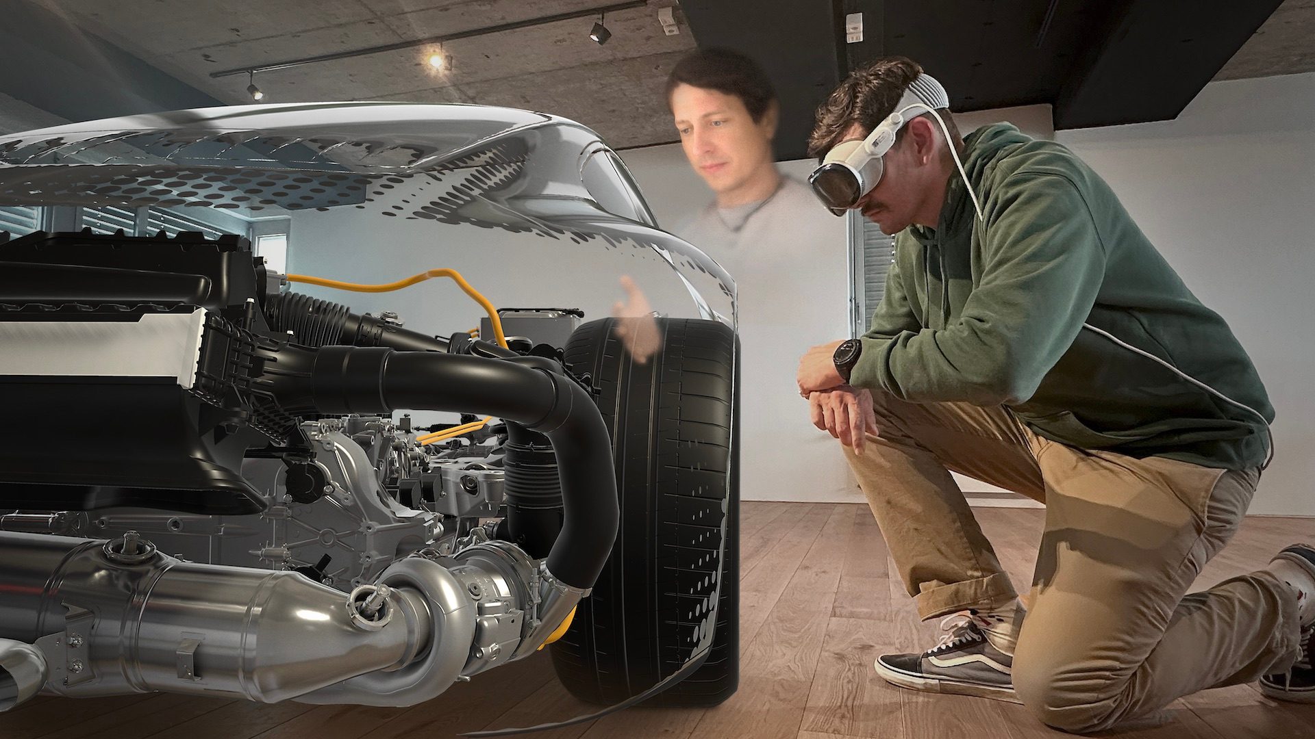 Apple Vision Pro полностью изменил презентацию спортивных автомобилей Porsche двумя способами