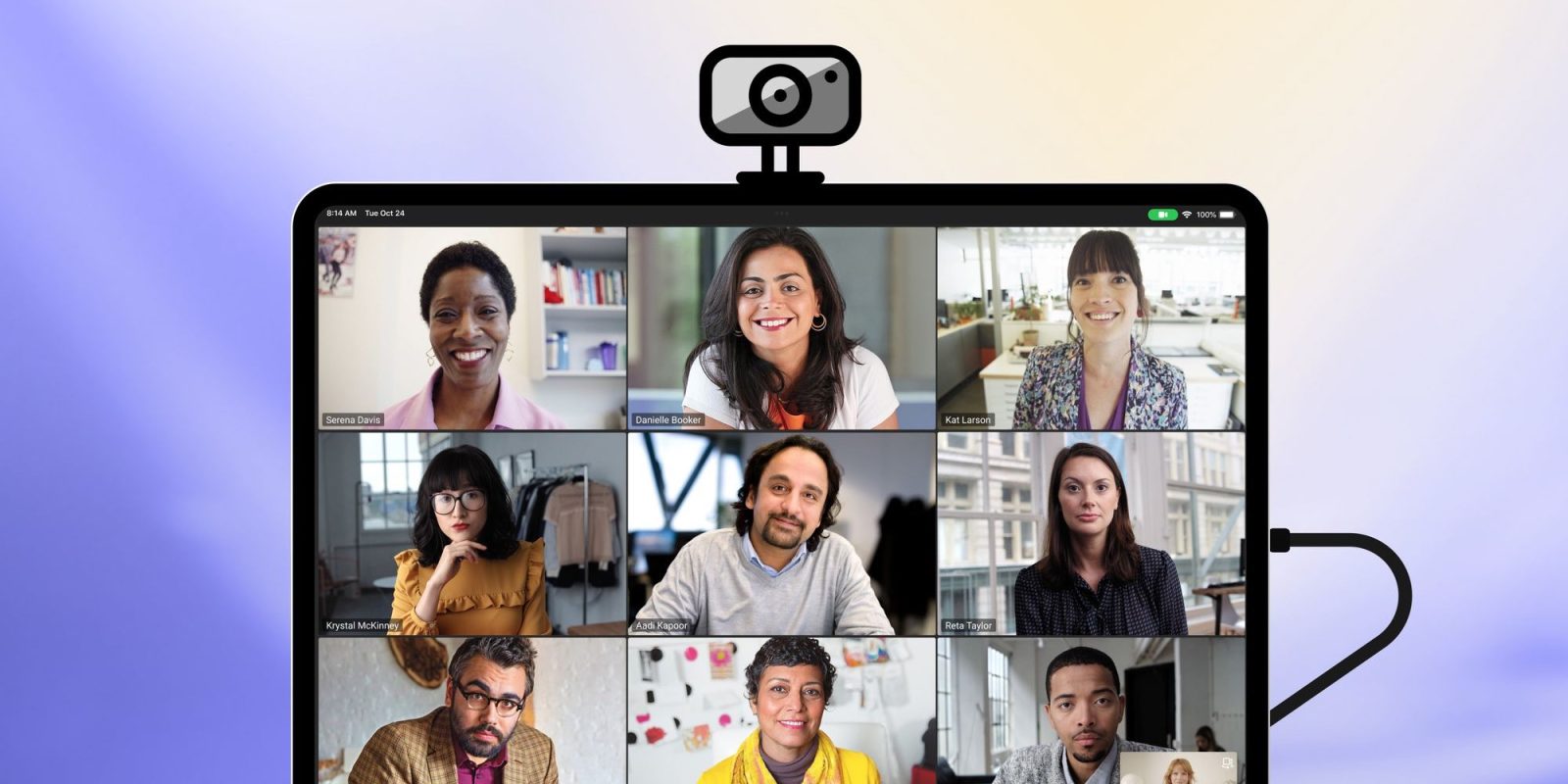 Microsoft Teams for iPad now supports external webcams