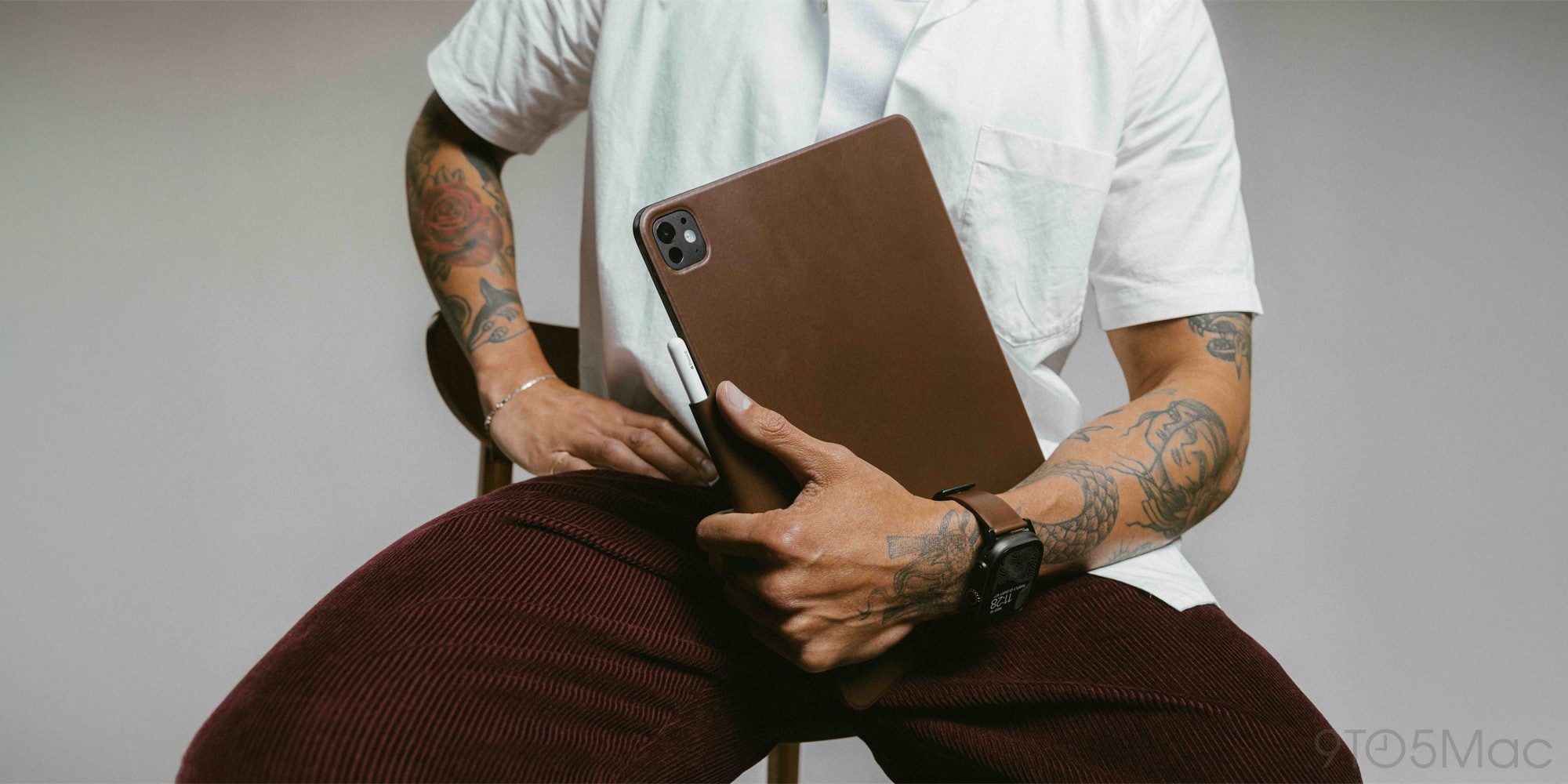 Nomad представляет кожаный чехол-книжку для вашего M4 iPad Pro