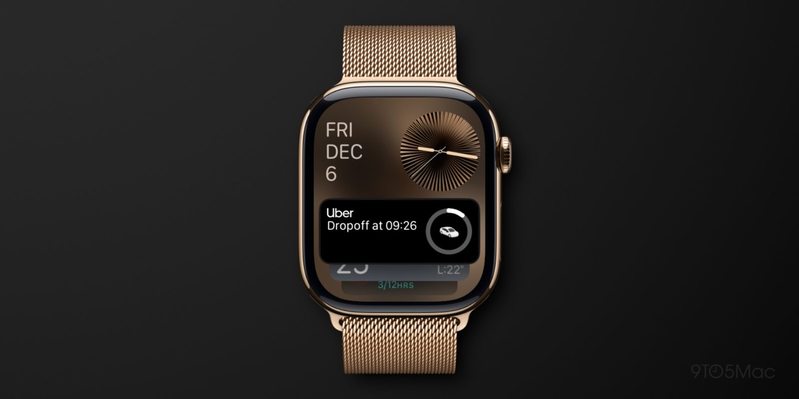 Uber Live Activity Apple Watch watchOS 11