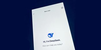 AAPL climbed 3% on DeepSeek news, as other tech stocks fell | App seen on a smartphone