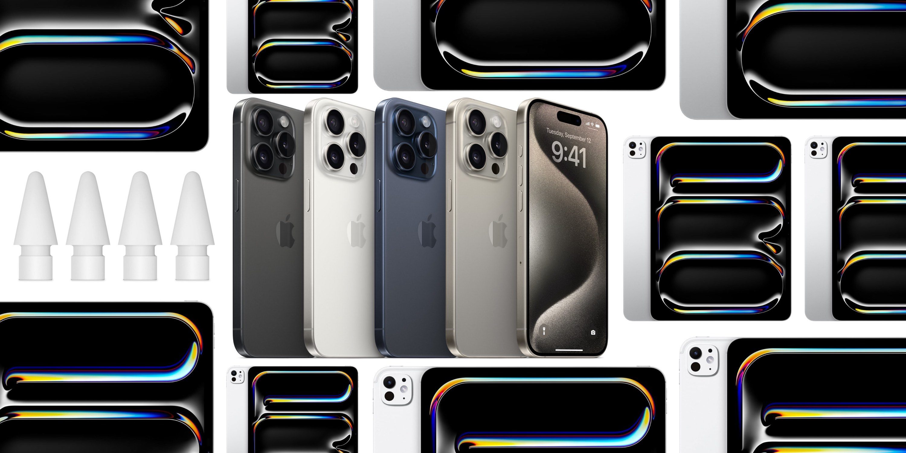 Сделки: iPhone 15 Pro со скидкой 476 долларов, iPad Pro M4 со скидкой 300 долларов, набор из 4 наконечников Apple Pencil за 7 долларов, зарядные устройства и другое