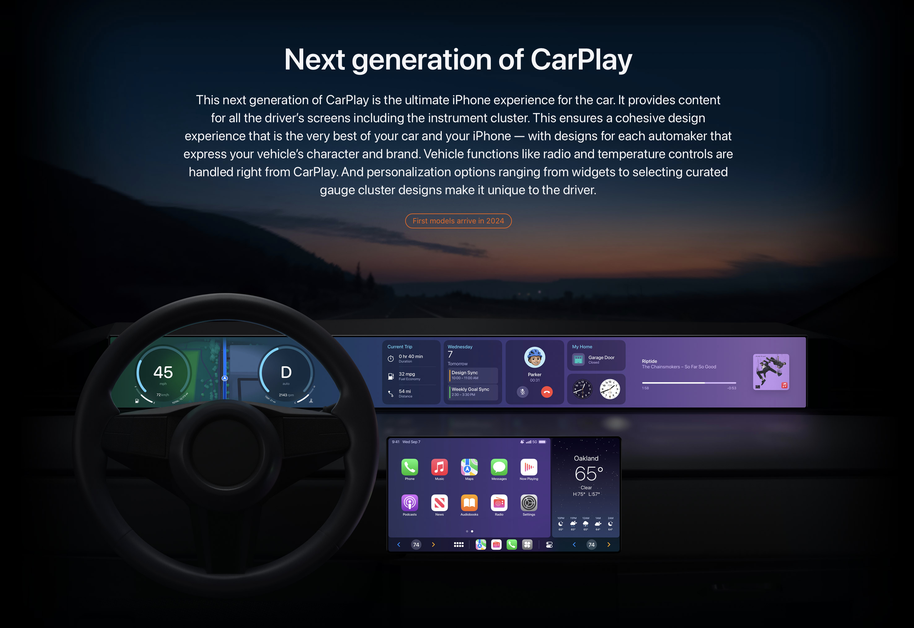 Next generation CarPlay