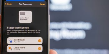 HomeKit compatibility now easier to achieve as Apple accepts Matter certification | Photo shows television in Apple's Home app