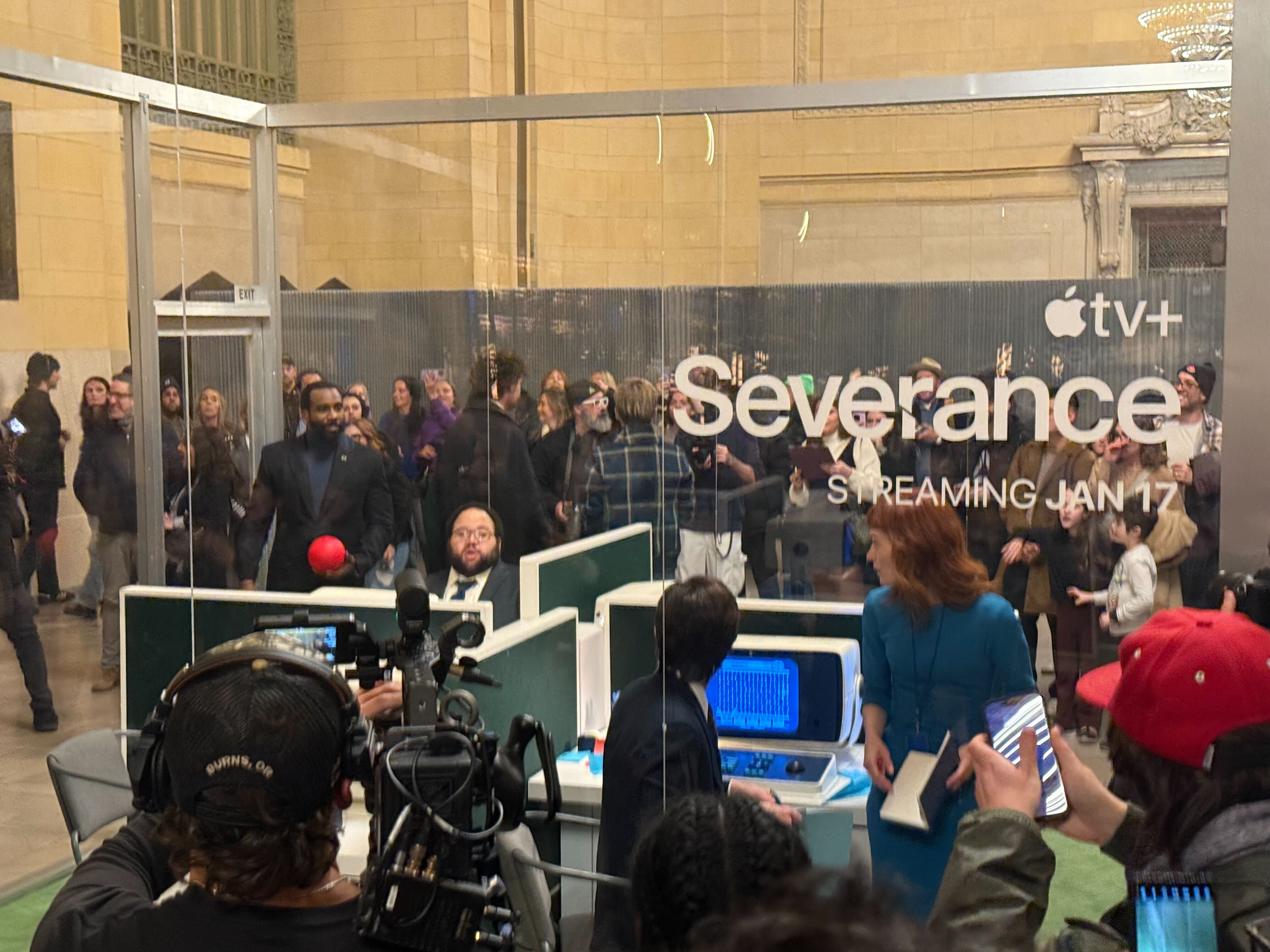 Apple has ‘Lumon employees’ working inside Severance cube at Grand ...