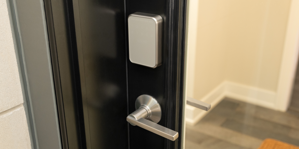 Schlage Sense Pro Silver Matter-over-Thread Ultra wideband smart lock