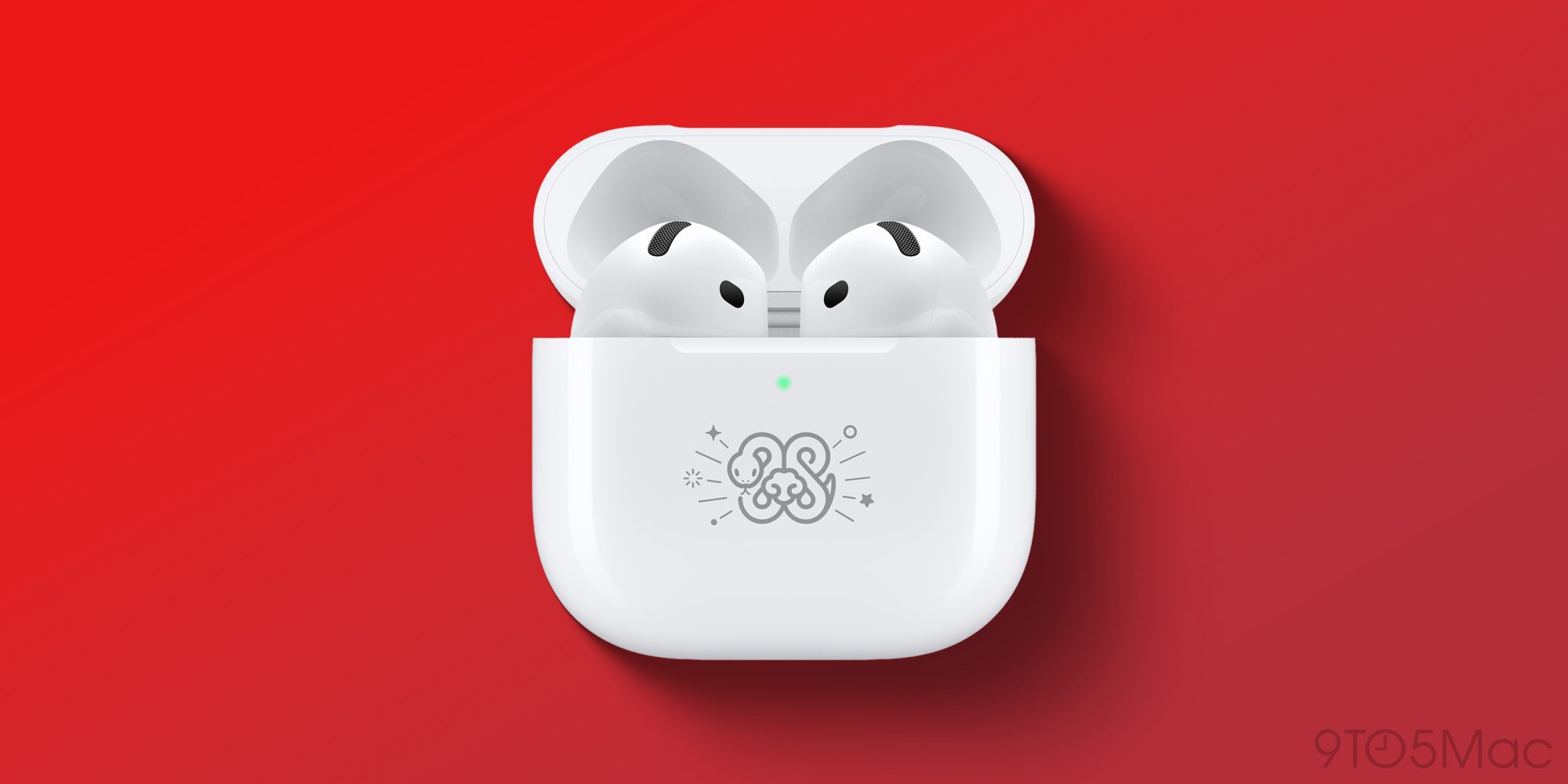Apple выпускает лимитированную серию AirPods 4 в честь «Года Змеи»