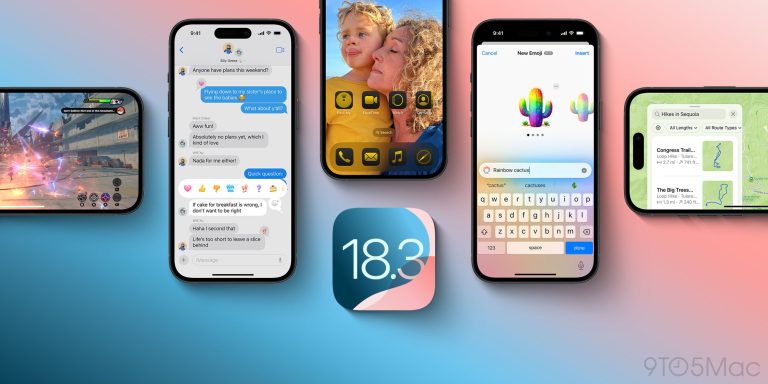 iOS 18.3 hero image
