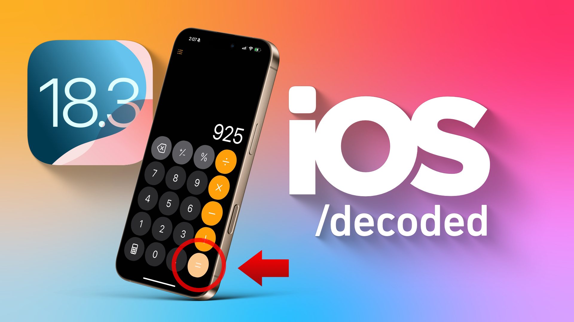 iOS Decoded – Изменения и функции iOS 18.3 beta 2 [Видео]