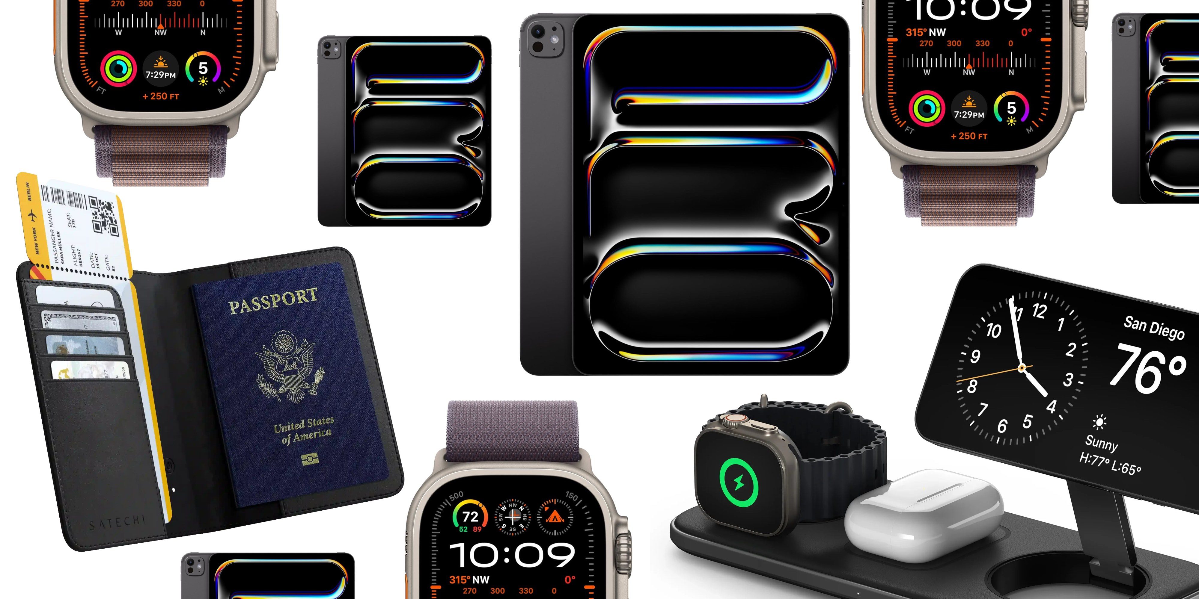 Скидки: самый доступный M4 iPad Pro со скидкой $150, новый Apple Watch Ultra 2 со скидкой $159, держатель для паспорта Find My и многое другое