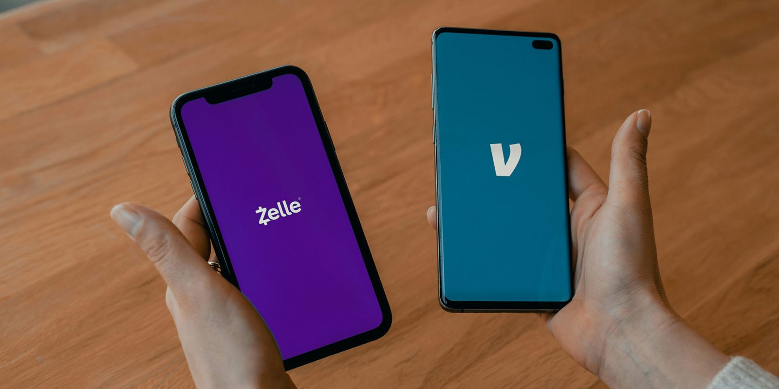 Zelle scams lead Chase Bank to block payment to social media contacts | Smartphones with Zelle and Venmo apps