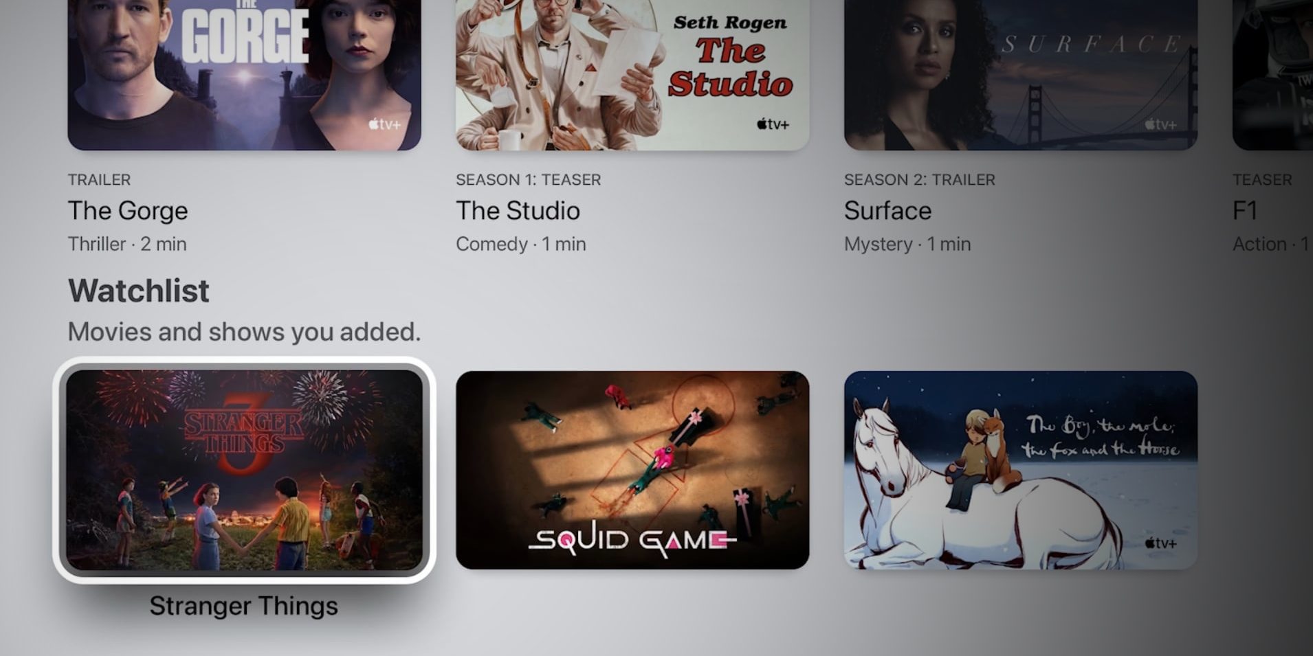 Шоу Netflix начали появляться в едином списке просмотра приложения Apple TV