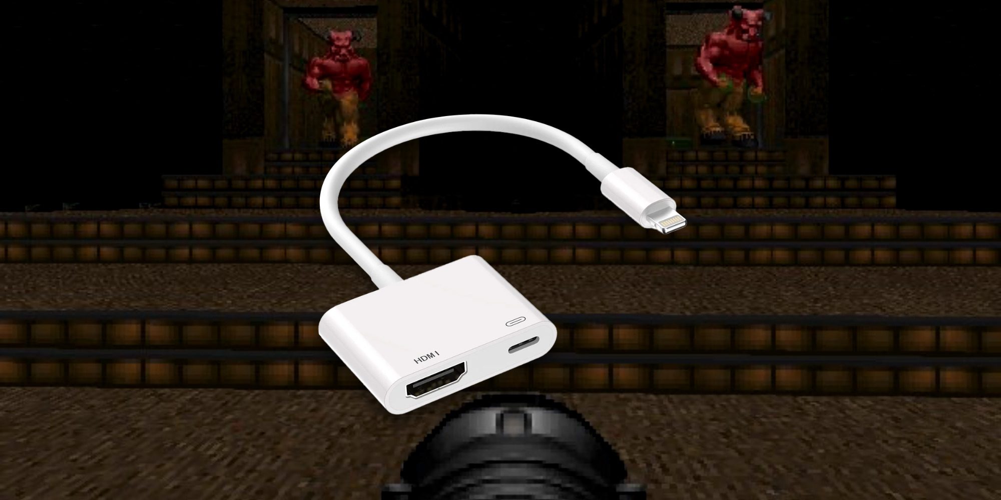 Разработчик успешно запустил «Doom» на адаптере Apple Lightning to HDMI