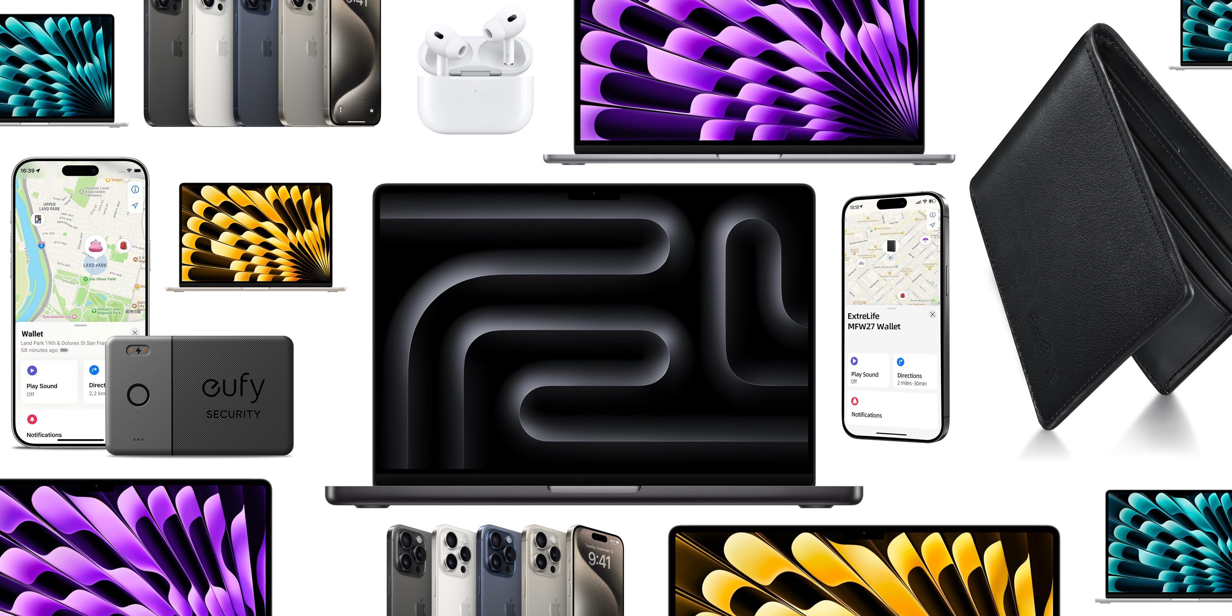 Сделки: MacBook Pro M4 Pro с 24 ГБ ОЗУ со скидкой 220 долларов, MacBook Air M3 на 550 долларов дешевле первоначальной цены, кожаный кошелек с Find My за 25 долларов и многое другое