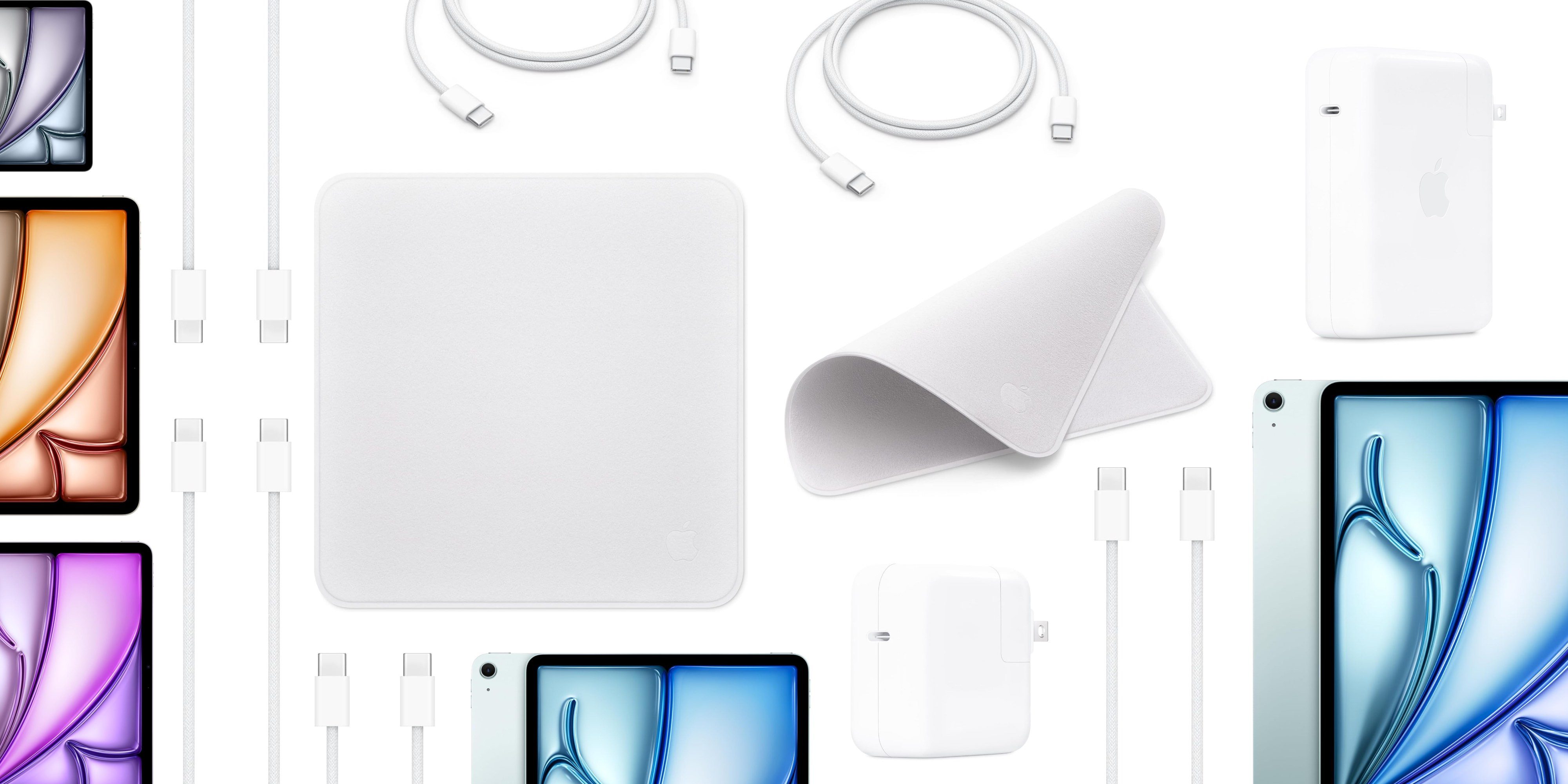 Скидки: Салфетка Apple всего за $7, iPhone 15 Pro на 1 ТБ со скидкой $649, официальные кабели USB-C от Apple от $8.50 и другое