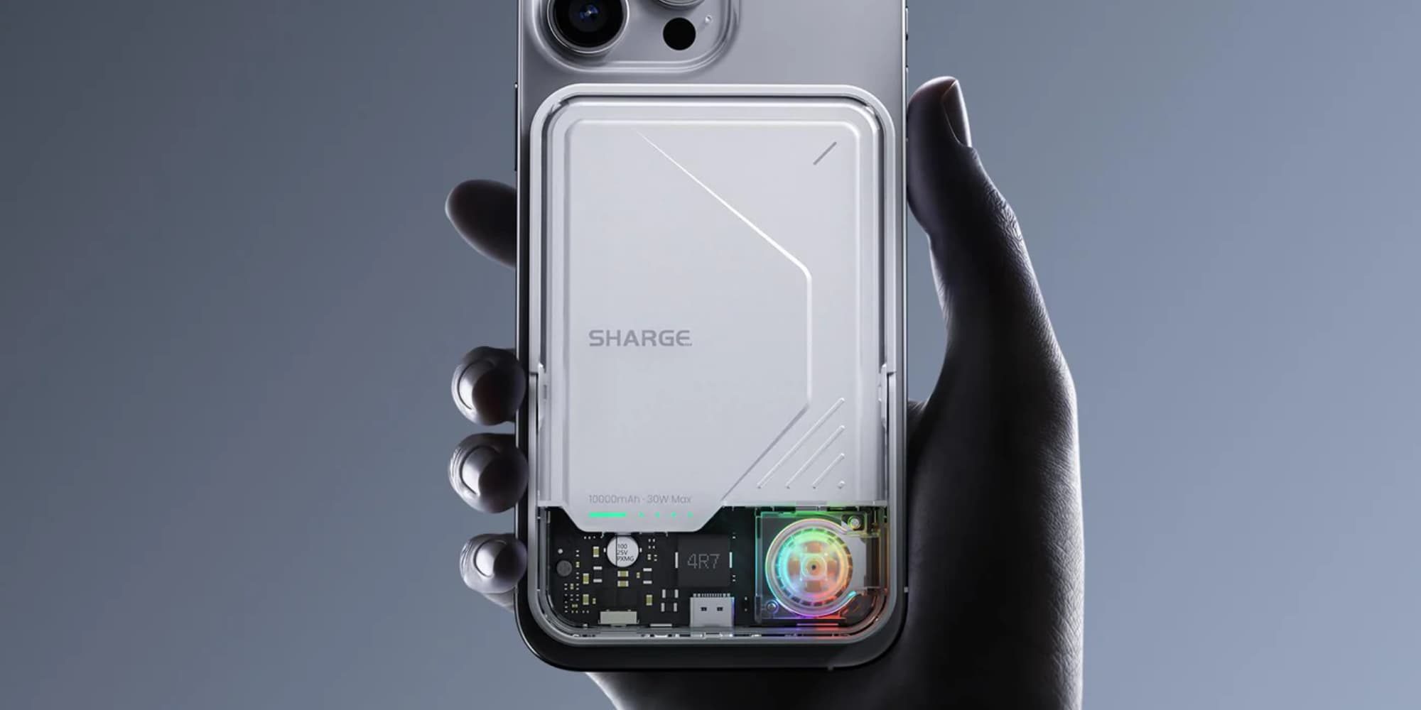 MagSafe Monday: Среди моря одинаковых аккумуляторов SHARGE выделяется прозрачным дизайном