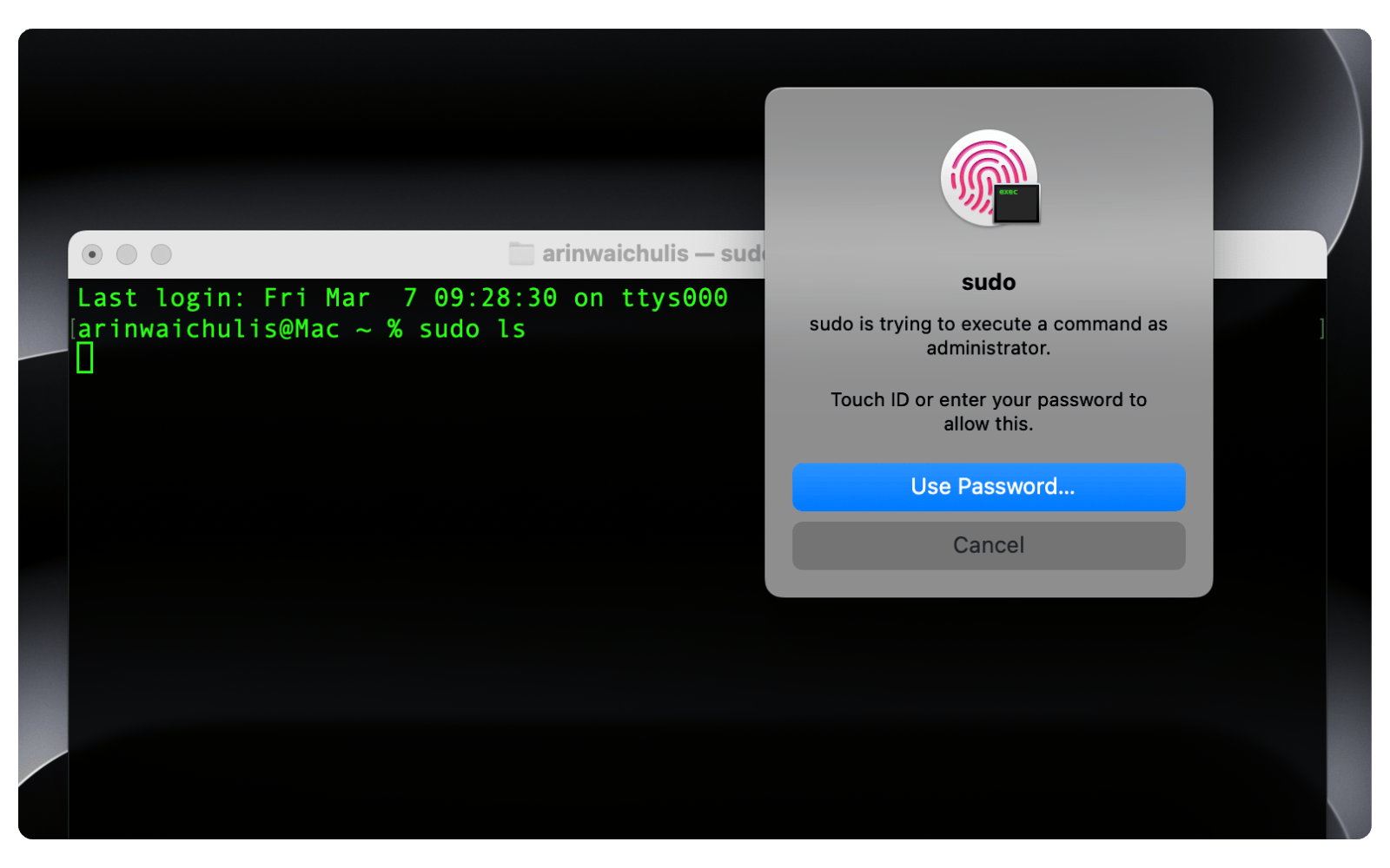 Stop typing your sudo password, here's how to use Touch ID instead ...