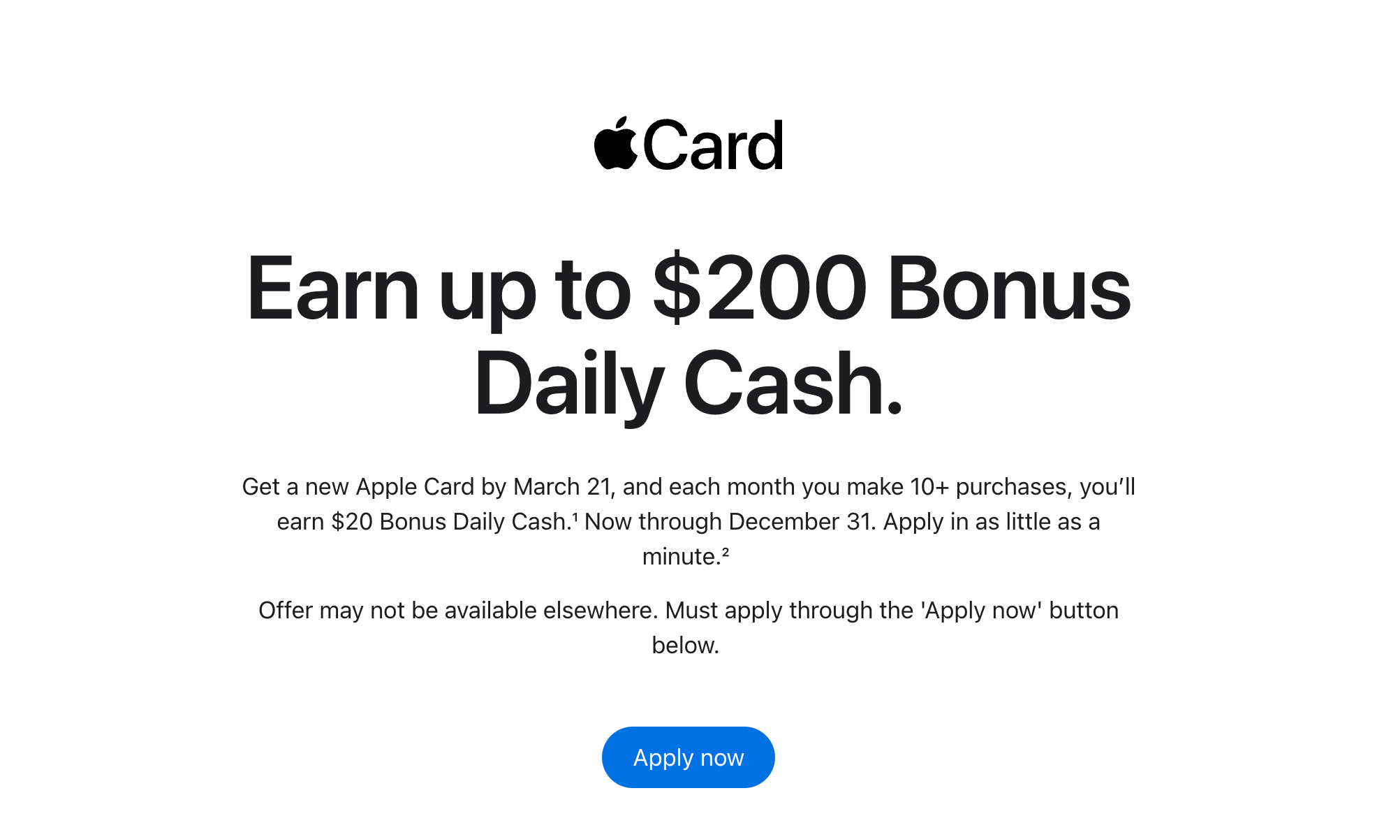 Apple Card now offering rare sign up bonus for a limited time: up to ...