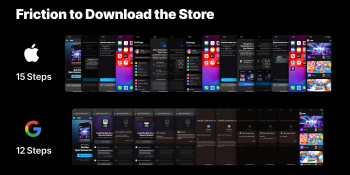 Apple a 'gangster' company which finds crime pays, says Epic Games CEO | Epic slide showing the steps needed to install the Epic Games App Store