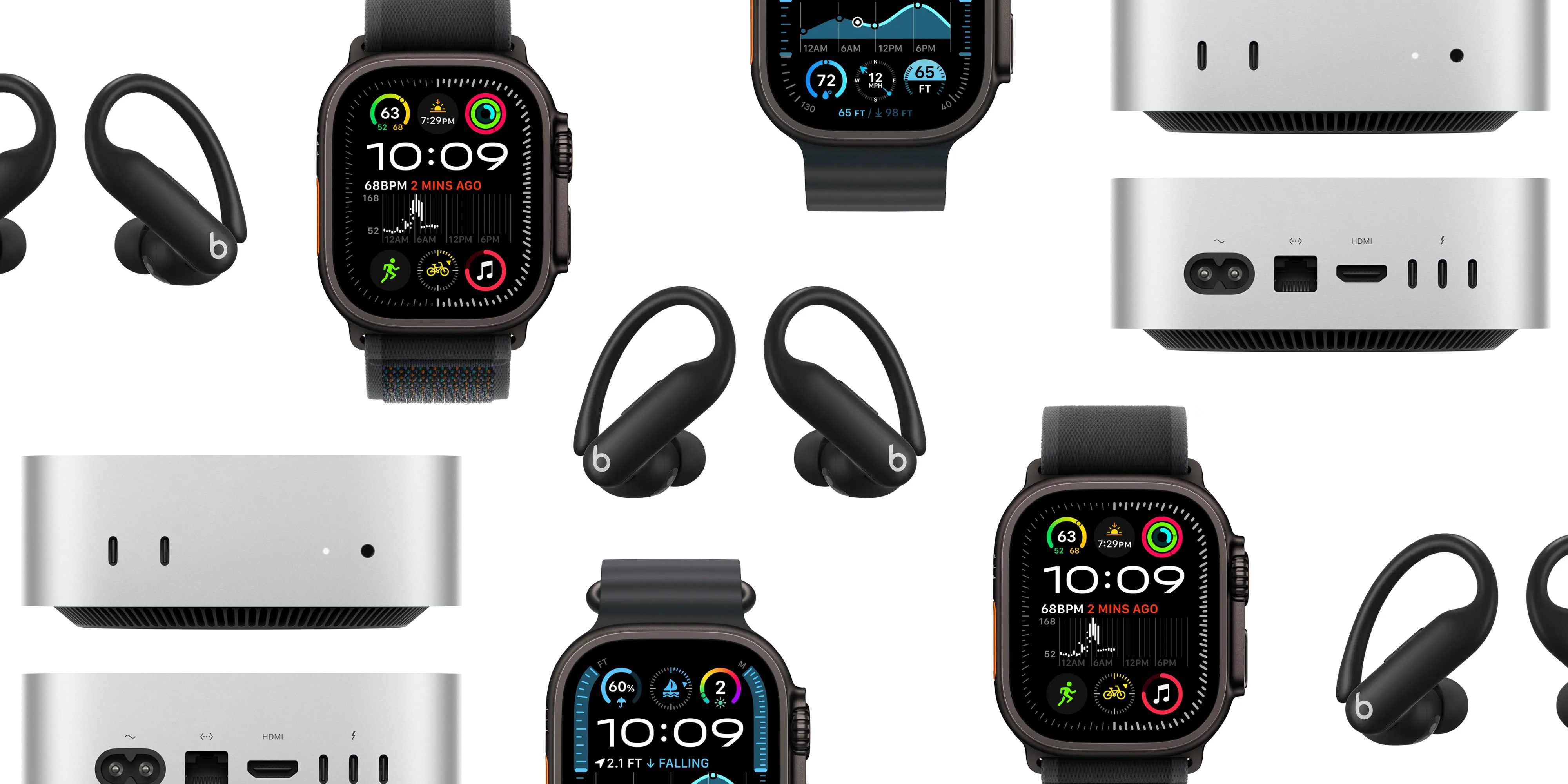 Сделки: Mac mini M4 с 24 ГБ памяти со скидкой 100 долларов, Apple Watch Ultra 2 черного цвета до 170 долларов, Powerbeats Pro 2 и другие