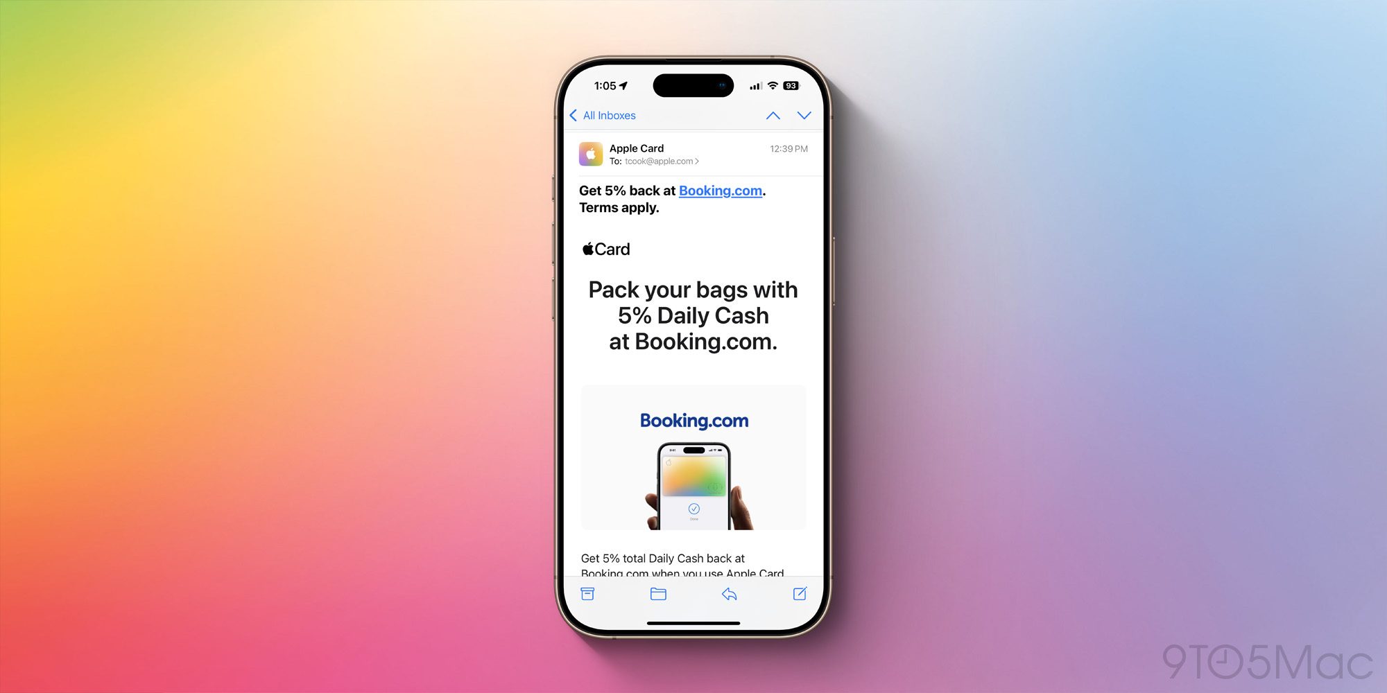 Новая акция Apple Card: ограниченное предложение кэшбэка 5% у этого партнера по путешествиям
