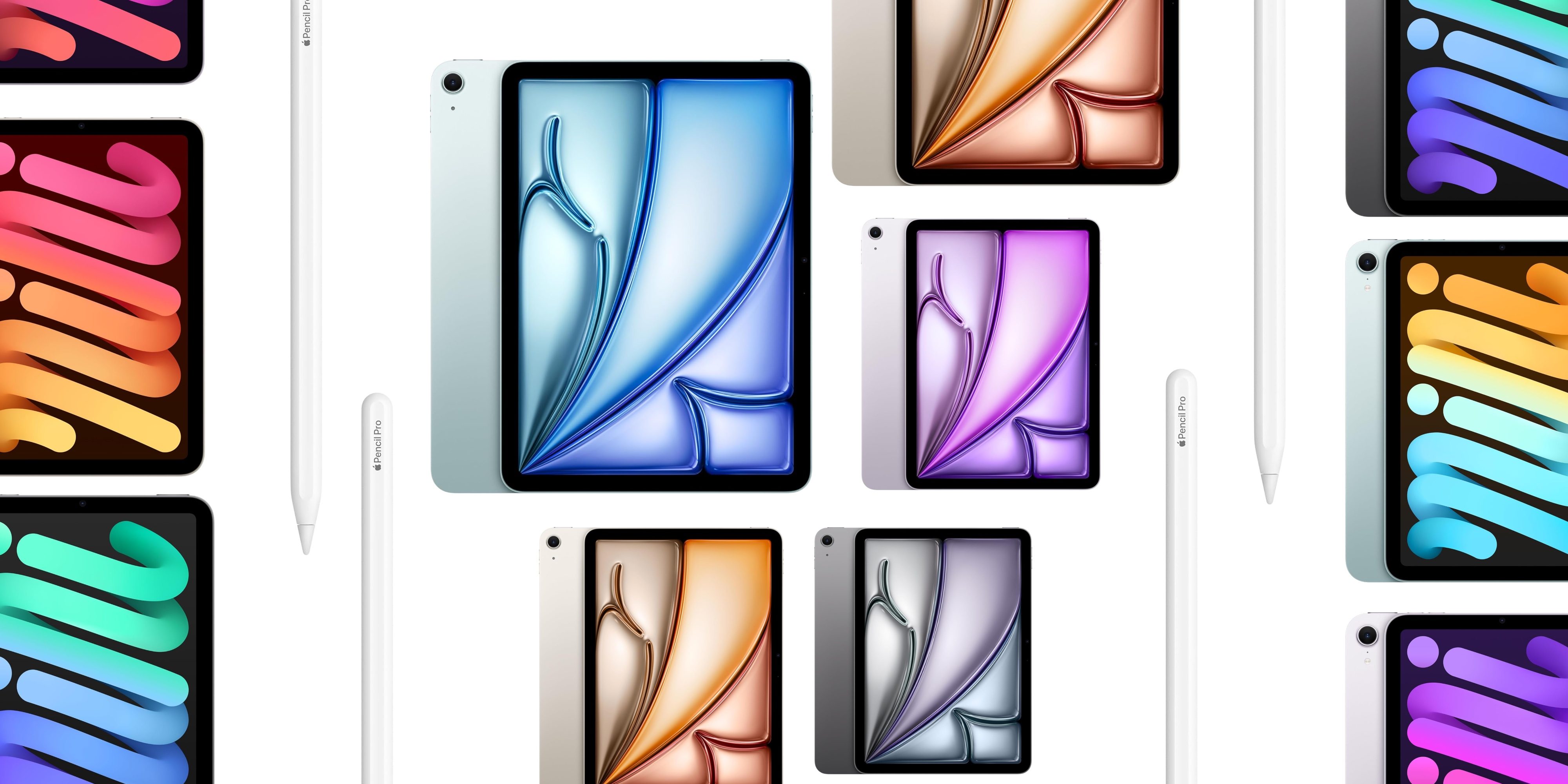 Скидки: iPad Air M3 со скидкой $100, iPad (A16) за $299, iPad mini 7 со скидкой до $110, модели Apple Pencil от $66, аксессуары Find My и многое другое