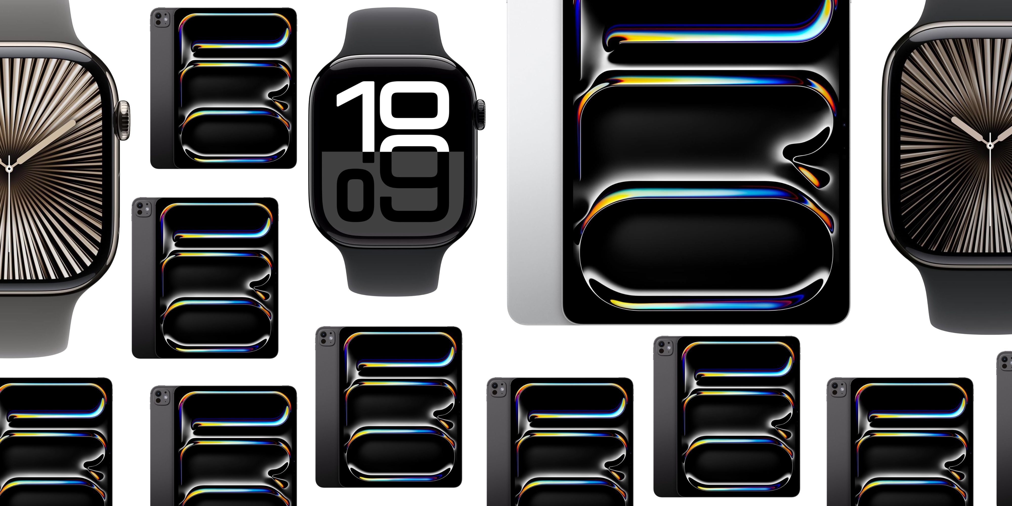 Скидки: iPad Pro M4 со скидкой $300, iPad Air M2 со скидкой $350, Apple Watch Series 10 от $299 (скидка до $160 на обновленные модели) и другие