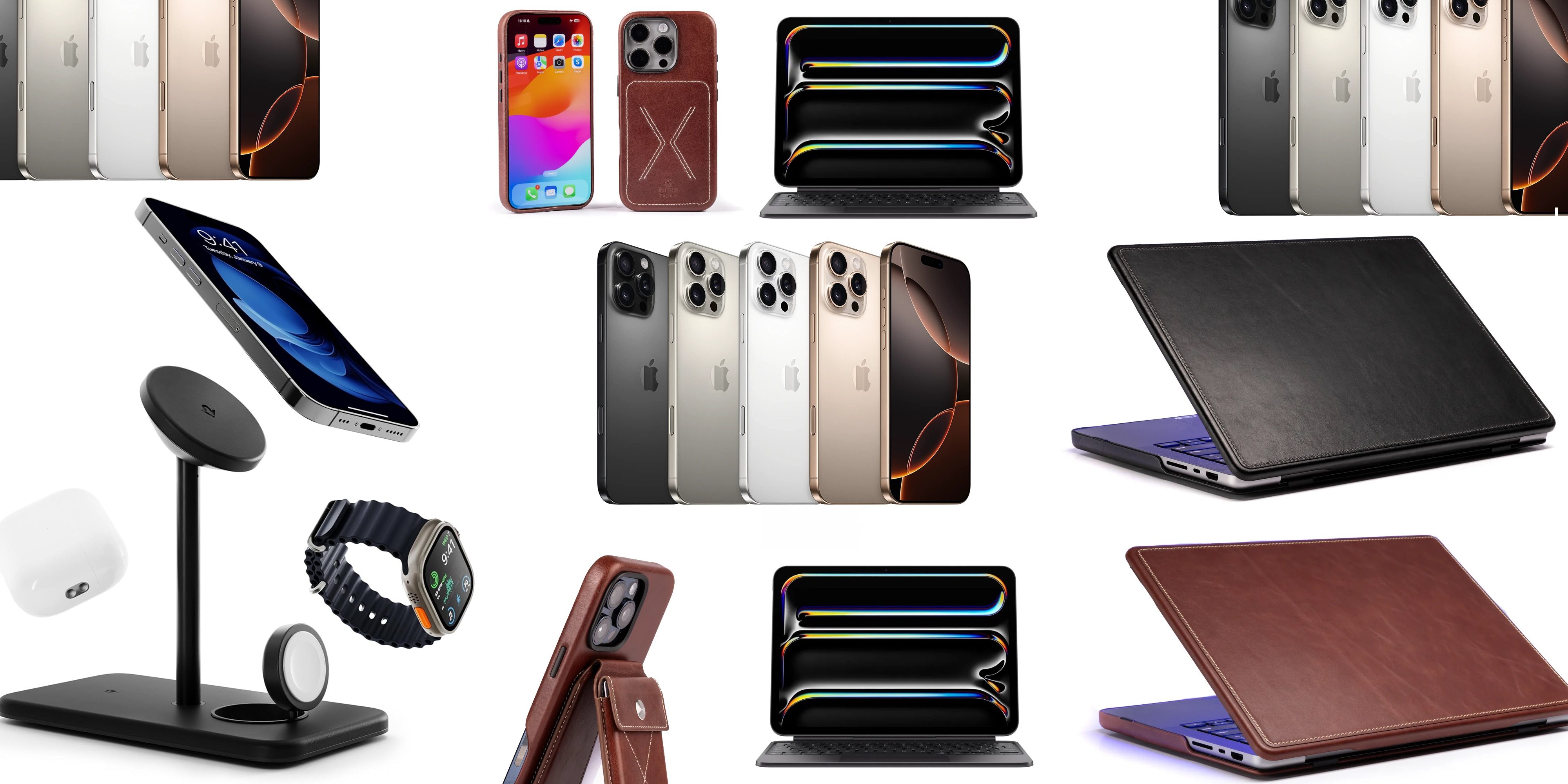 Акции: iPhone 16 Pro со скидкой до $400, клавиатура Magic Keyboard для M4 iPad Pro за $144, кожаные чехлы для iPad/MacBook и другое