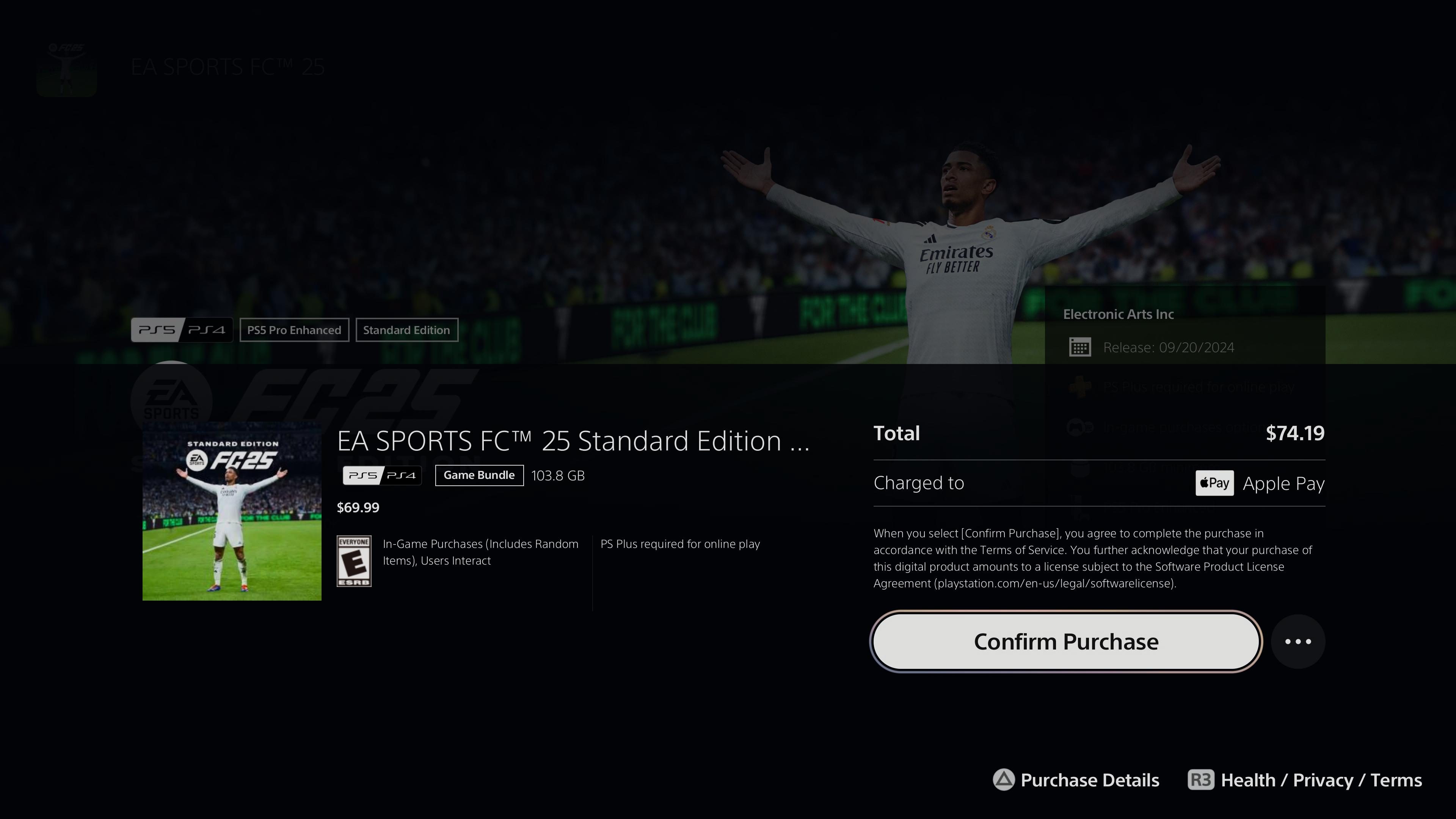 Поддержка Apple Pay теперь доступна на PlayStation 5