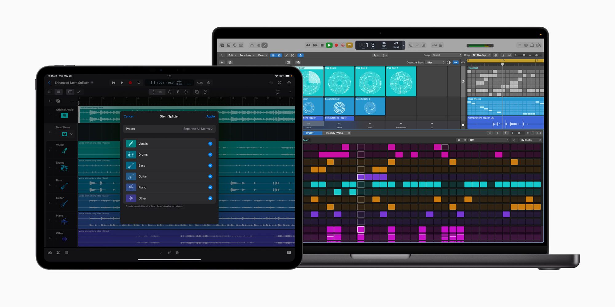 Logic Pro обновился: добавлены гитарные и фортепианные дорожки, новые наборы звуков — и даже возможность восстановить несохраненные треки