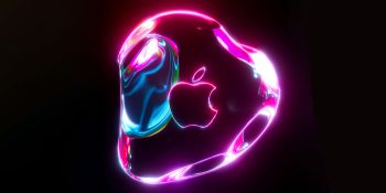 Nothing CEO says Apple no longer creative; smartphone future is a single app | Apple logo in a colorful glass shape