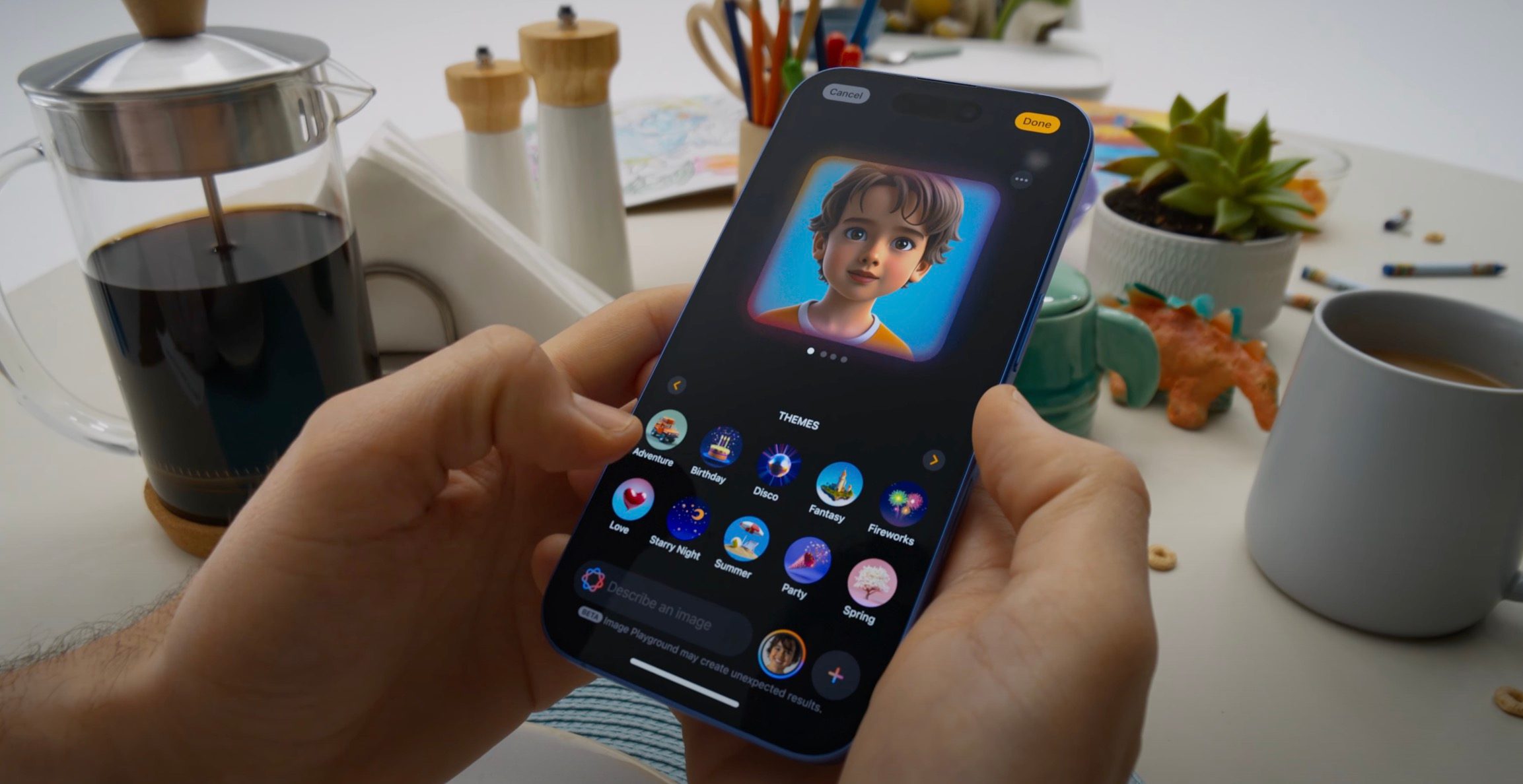 Apple демонстрирует новые видео с функциями Apple Intelligence