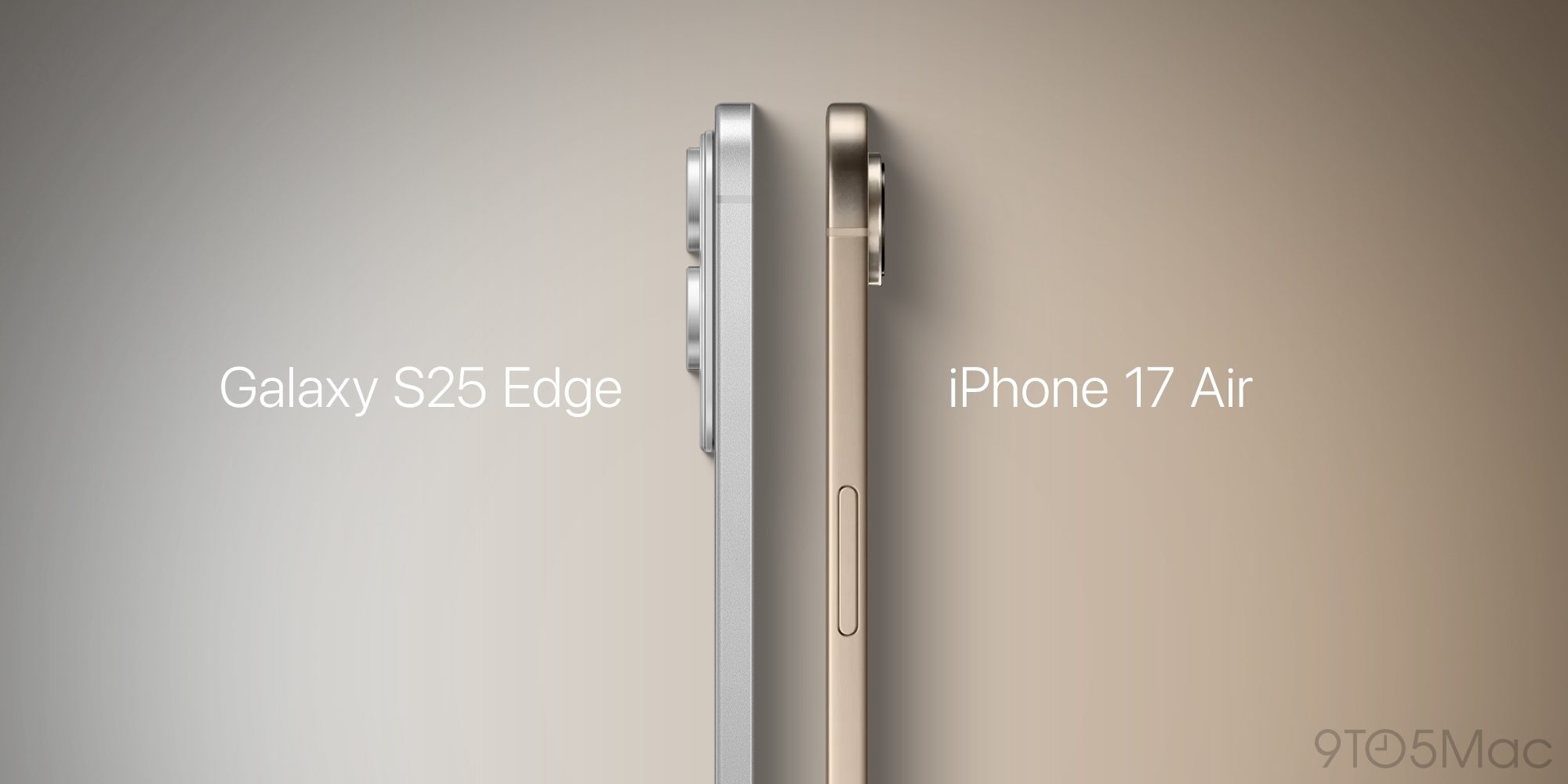 Galaxy S25 Edge: как он выглядит на фоне предполагаемого iPhone 17 Air?