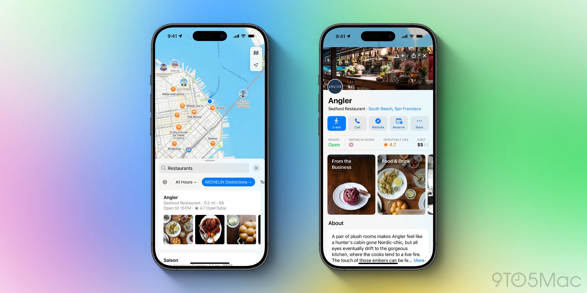 Apple Maps теперь выделяет рестораны, отели и многое другое с рейтингами экспертов в США.