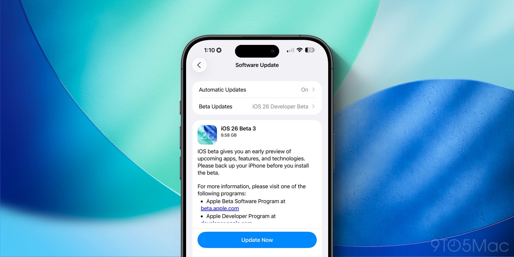 Все новое в iOS 26 beta 3