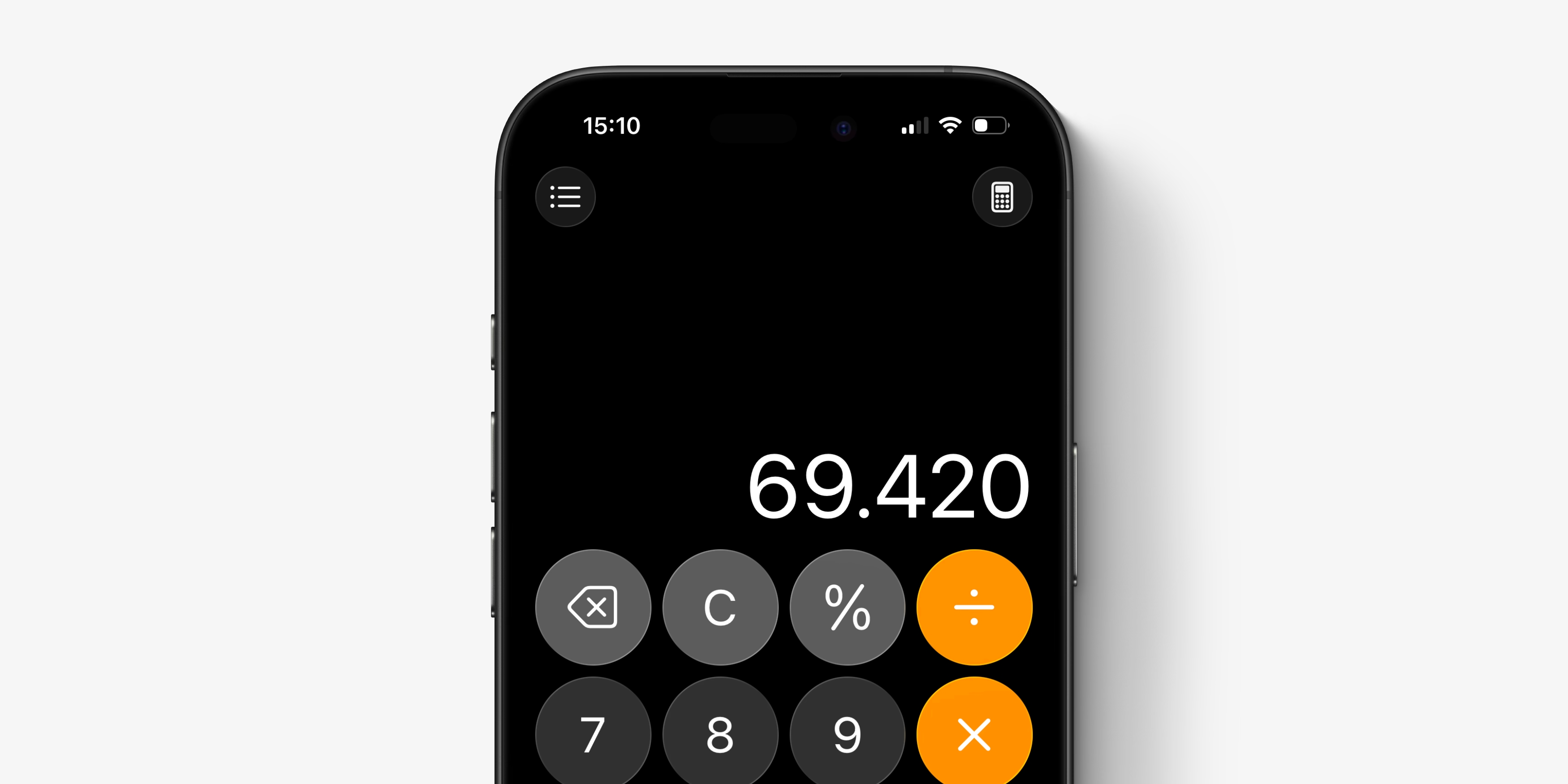 photo of iOS 26 brings back the iPhone calculator’s clear button image