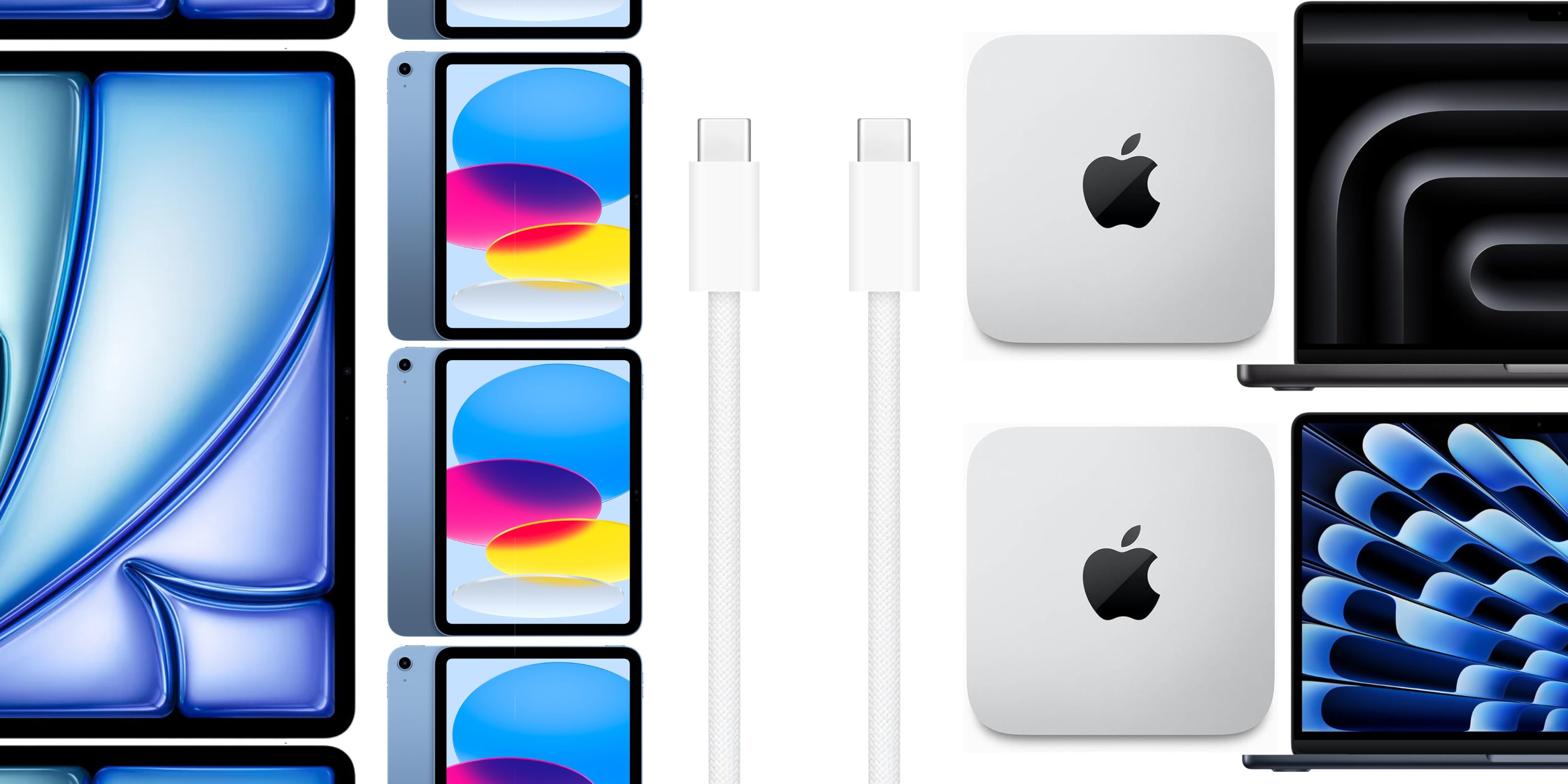 Акции: iPad Air M3 со скидкой 165 долларов, iPad A16 со скидкой 155 долларов, кабели USB-C Apple от 6,50 долларов, Mac mini от 499 долларов и другое